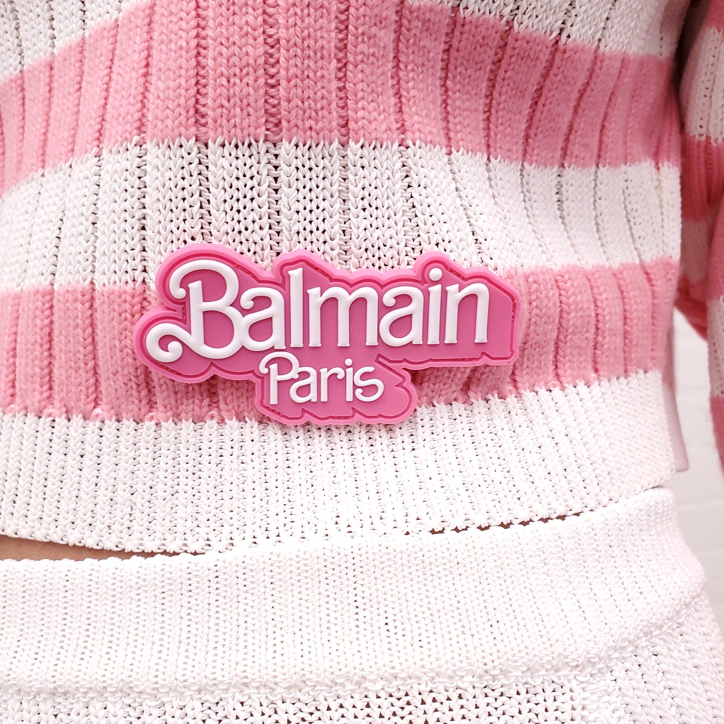BALMAIN ‘BARBIE’ STRIPED SET - SIZE 38
