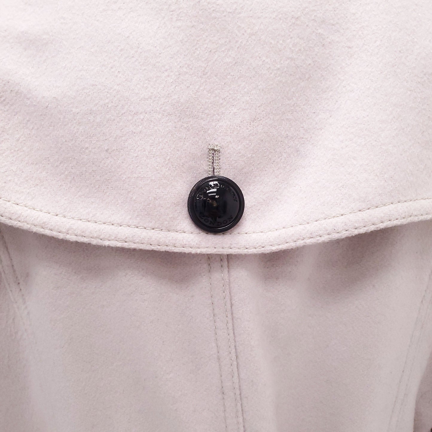 BURBERRY WOOL TRENCH COAT - SIZE 12