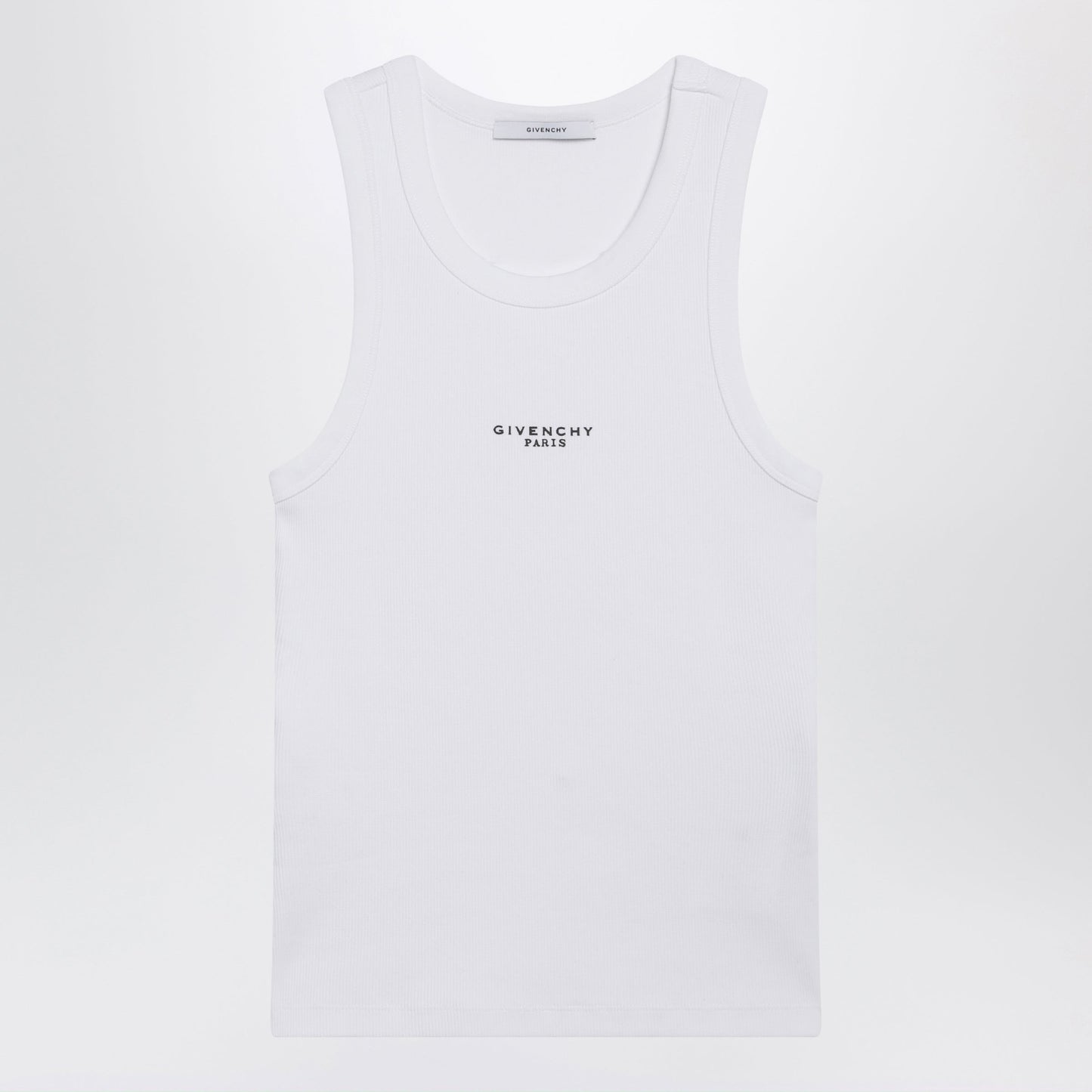 Givenchy White Slim-Fit Tank Top With Logo Women