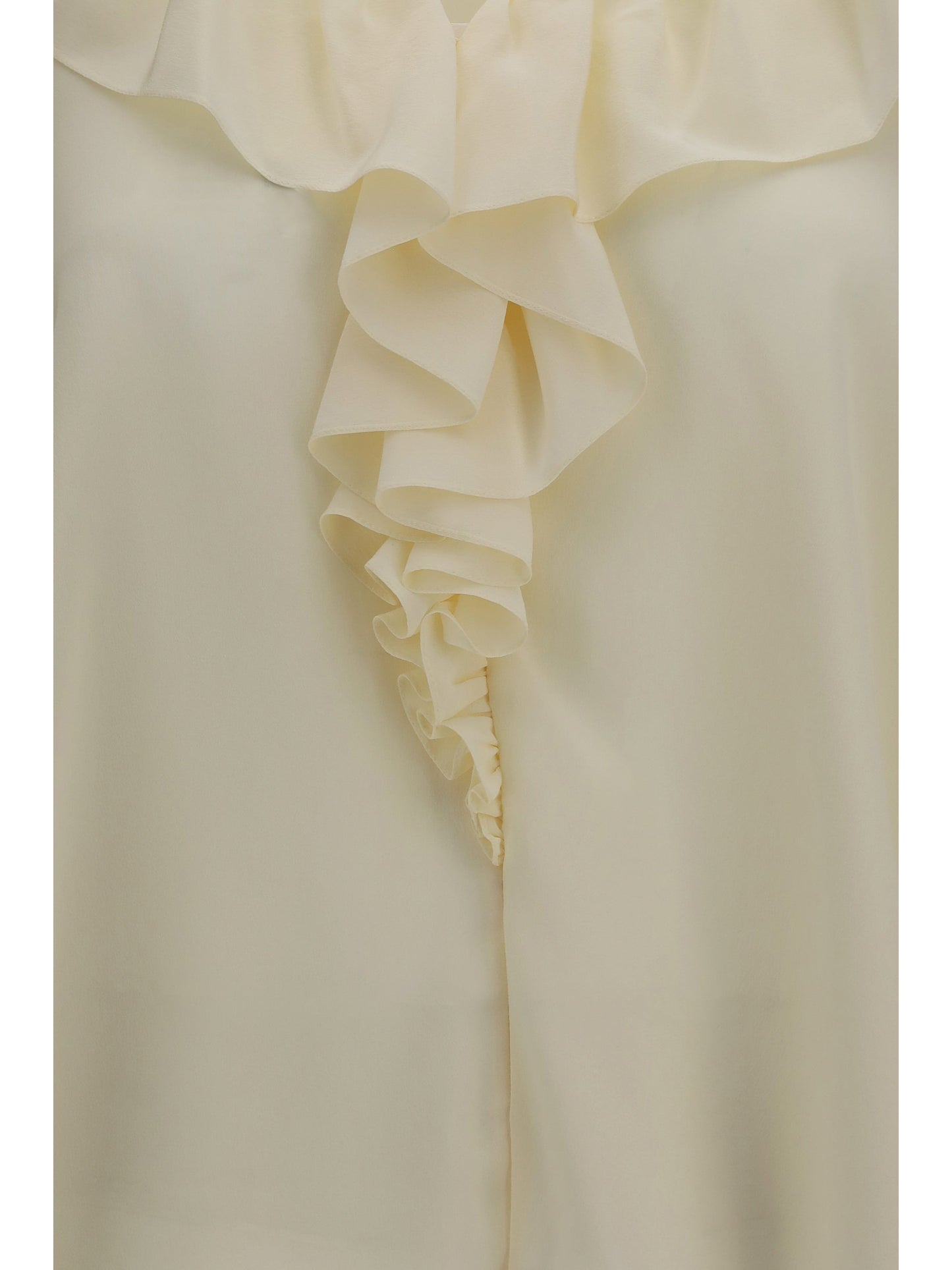 Chloé Women Ruffled V-Neck Shirt