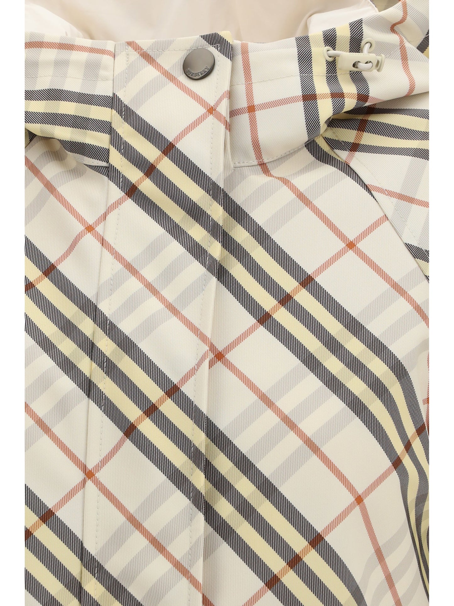 Burberry Women Reversible Check Hooded Jacket