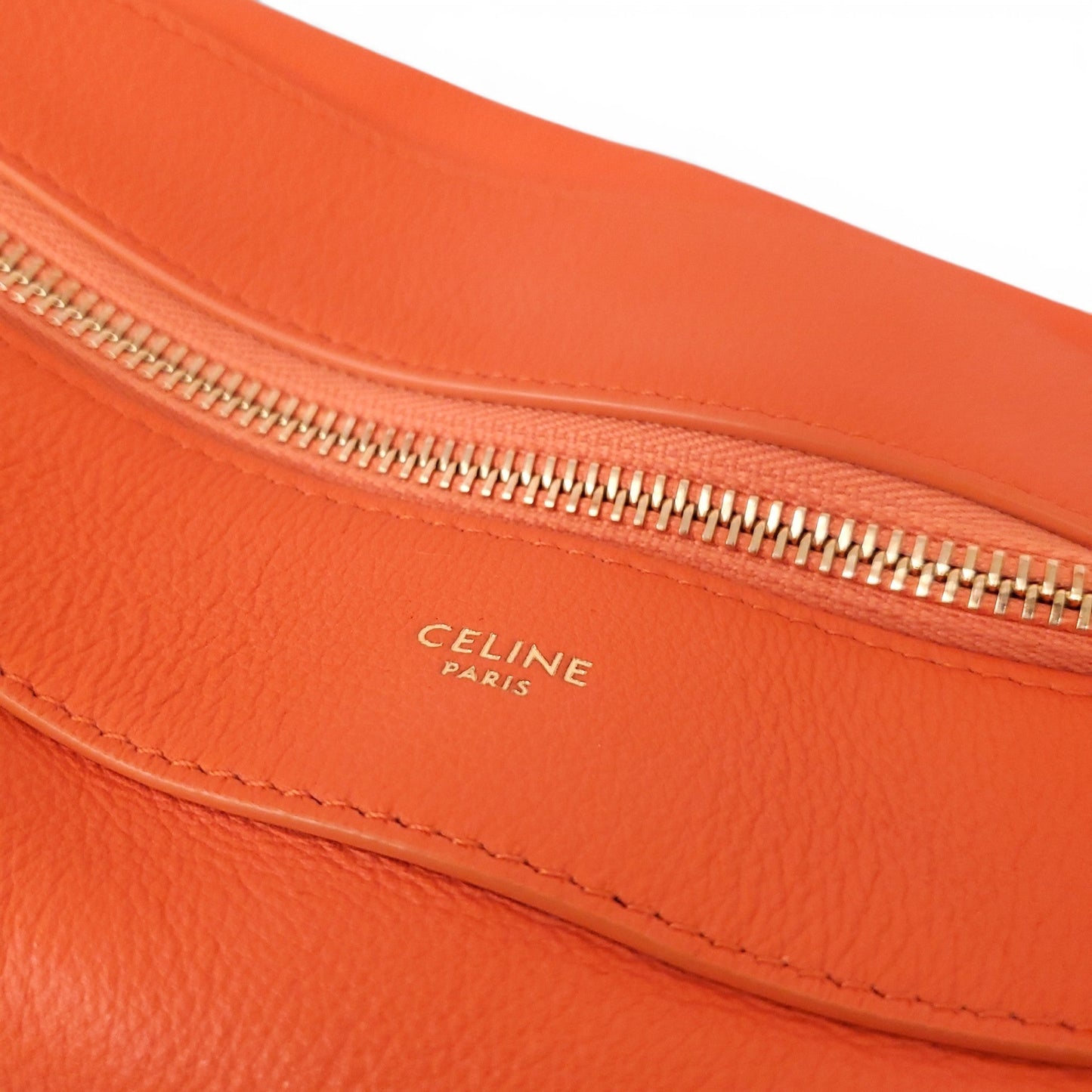 CELINE ORANGE MEDIUM ROMY BAG