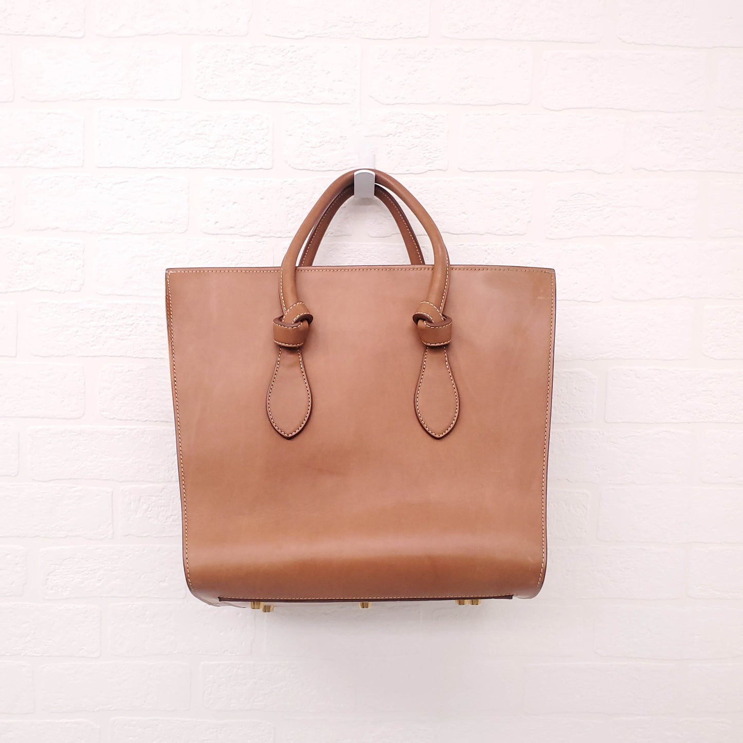 CELINE TAN KNOT TOTE