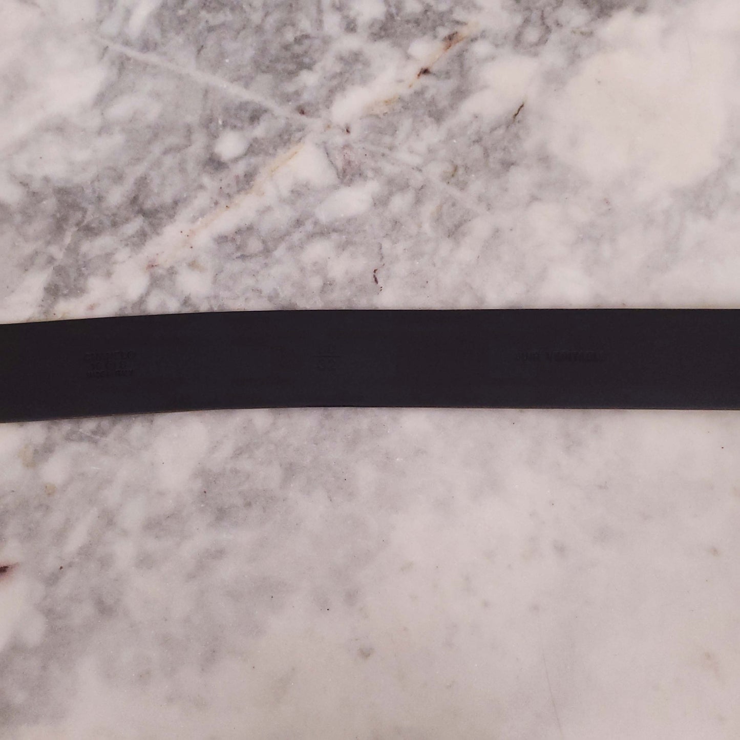 CHANEL METALLIC ELECTRUM CHAIN LOGO BELT - SIZE 80
