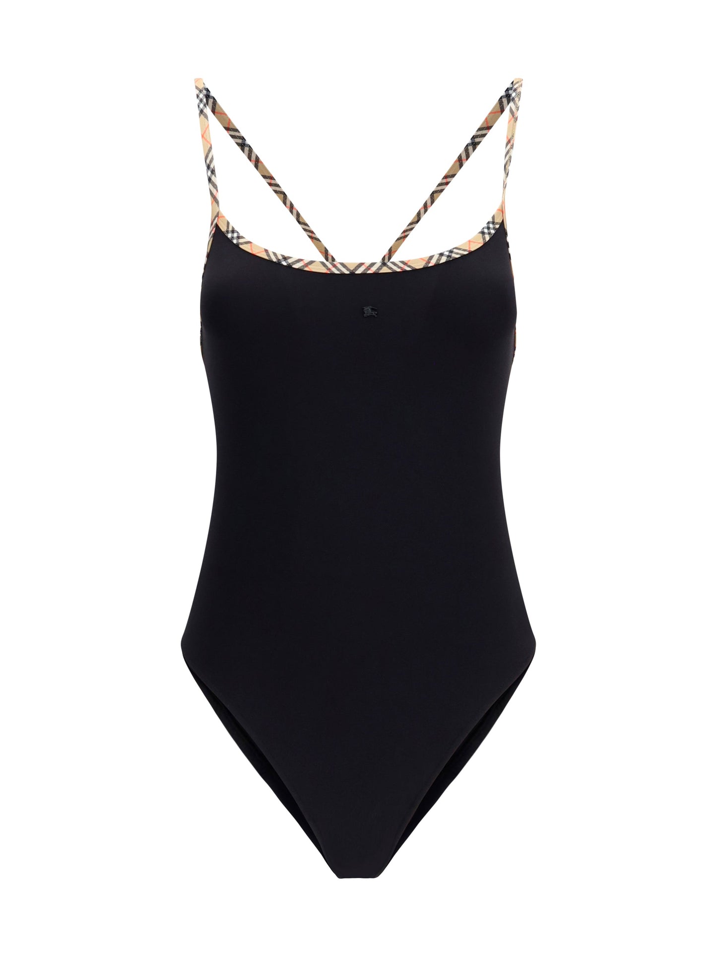 Burberry Women Check Trim Swimsuit
