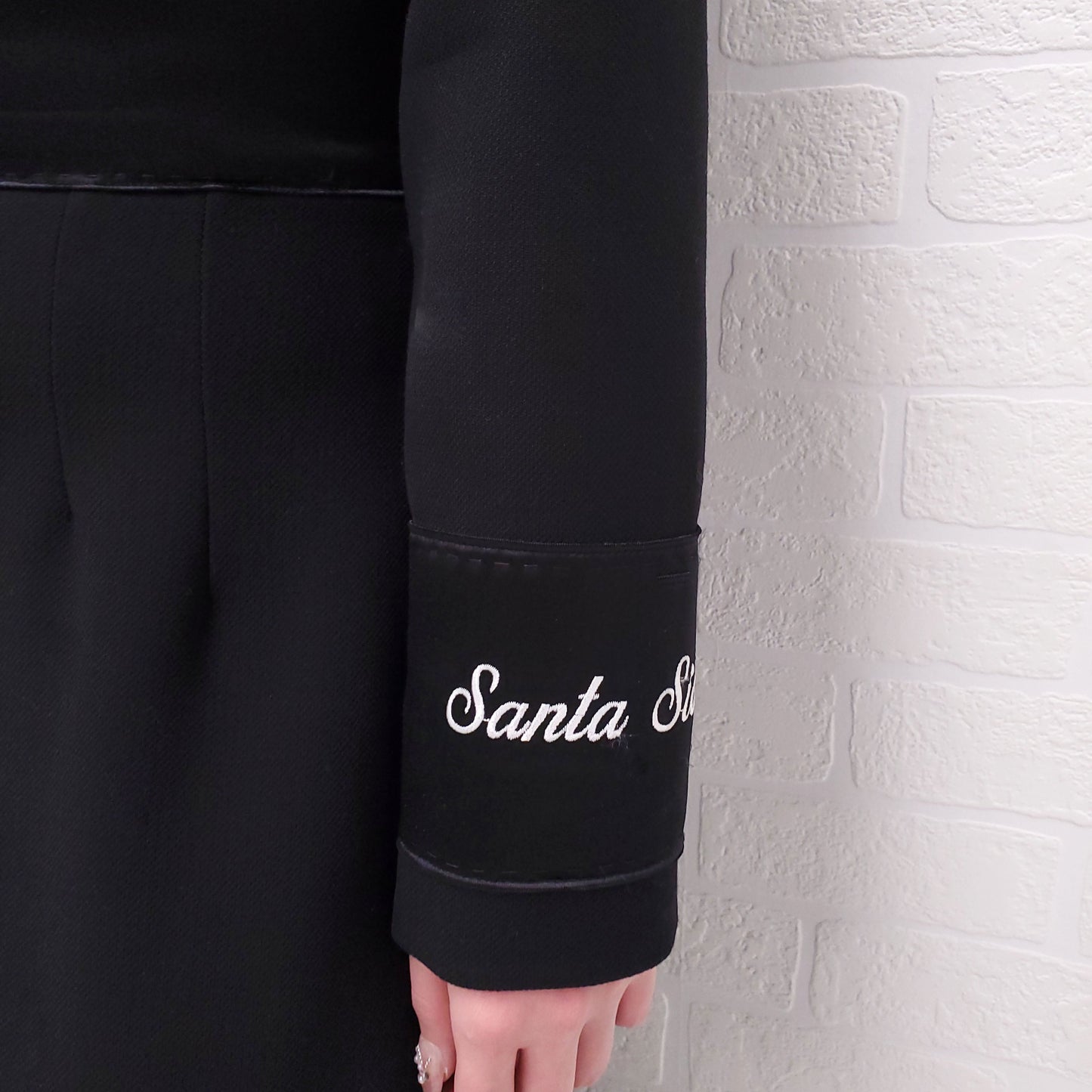 DOLCE & GABBANA BLACK 'FASHION DEVOTION' DRESS - SIZE 46