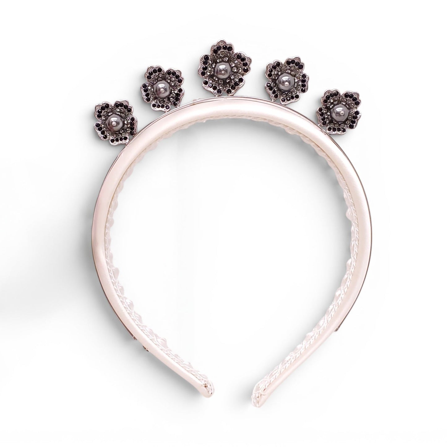 DOLCE & GABBANA KIDS WHITE FLORAL DETAIL HEADBAND