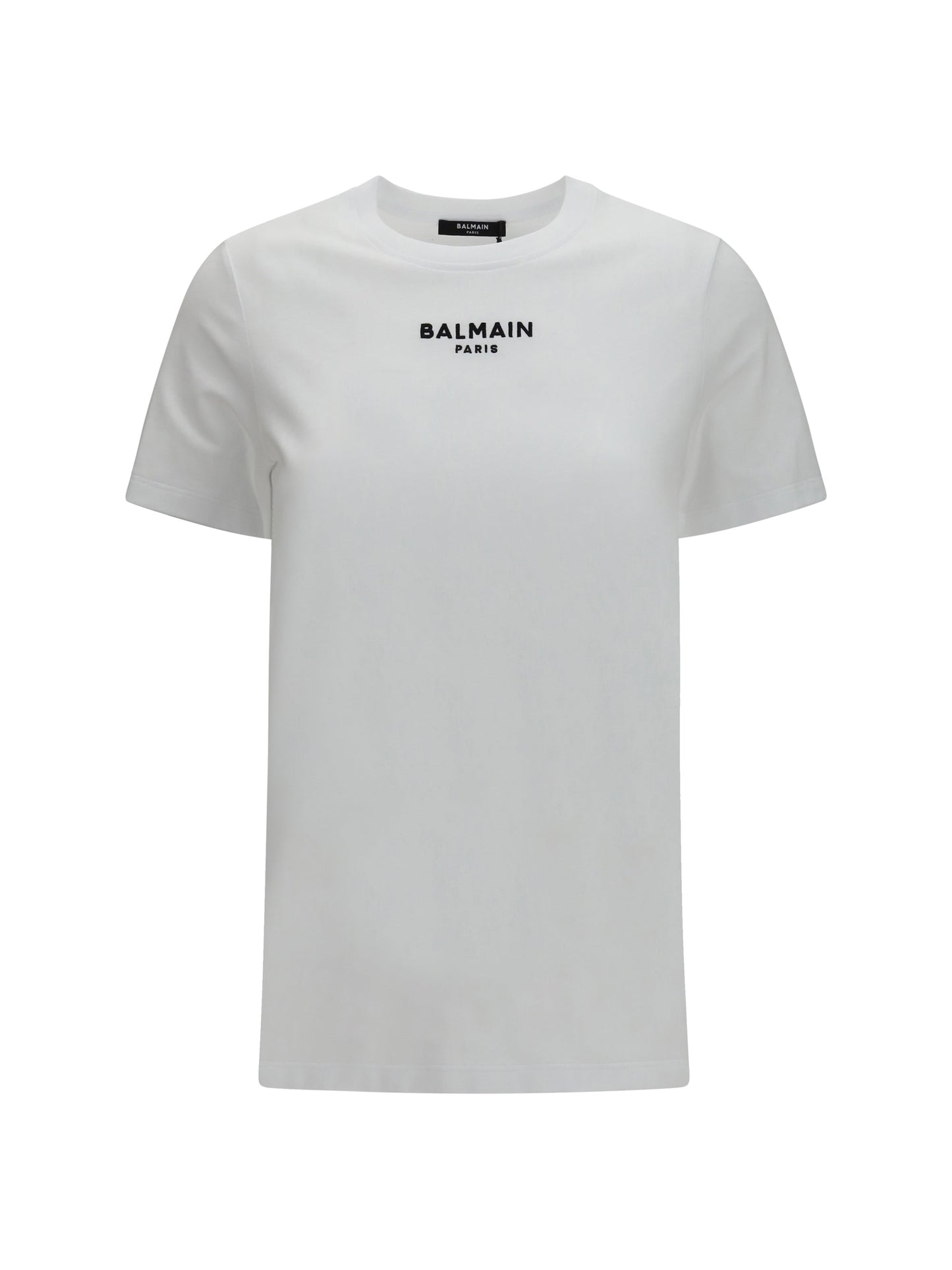 Balmain Women Cotton Logo T-Shirt