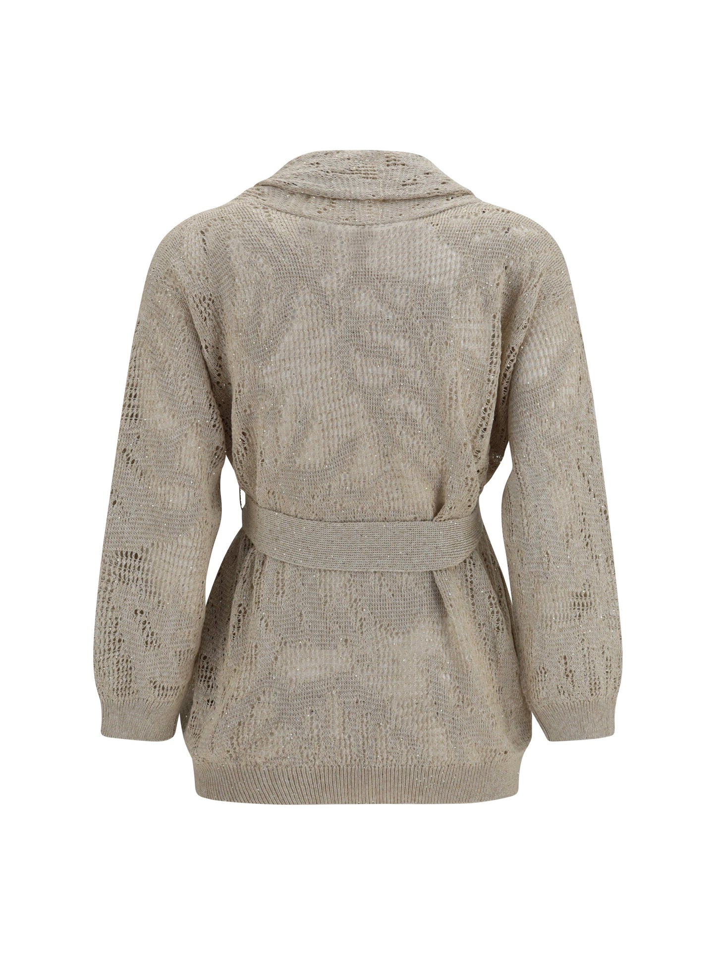 Brunello Cucinelli Women Cotton And Linen Cardigan