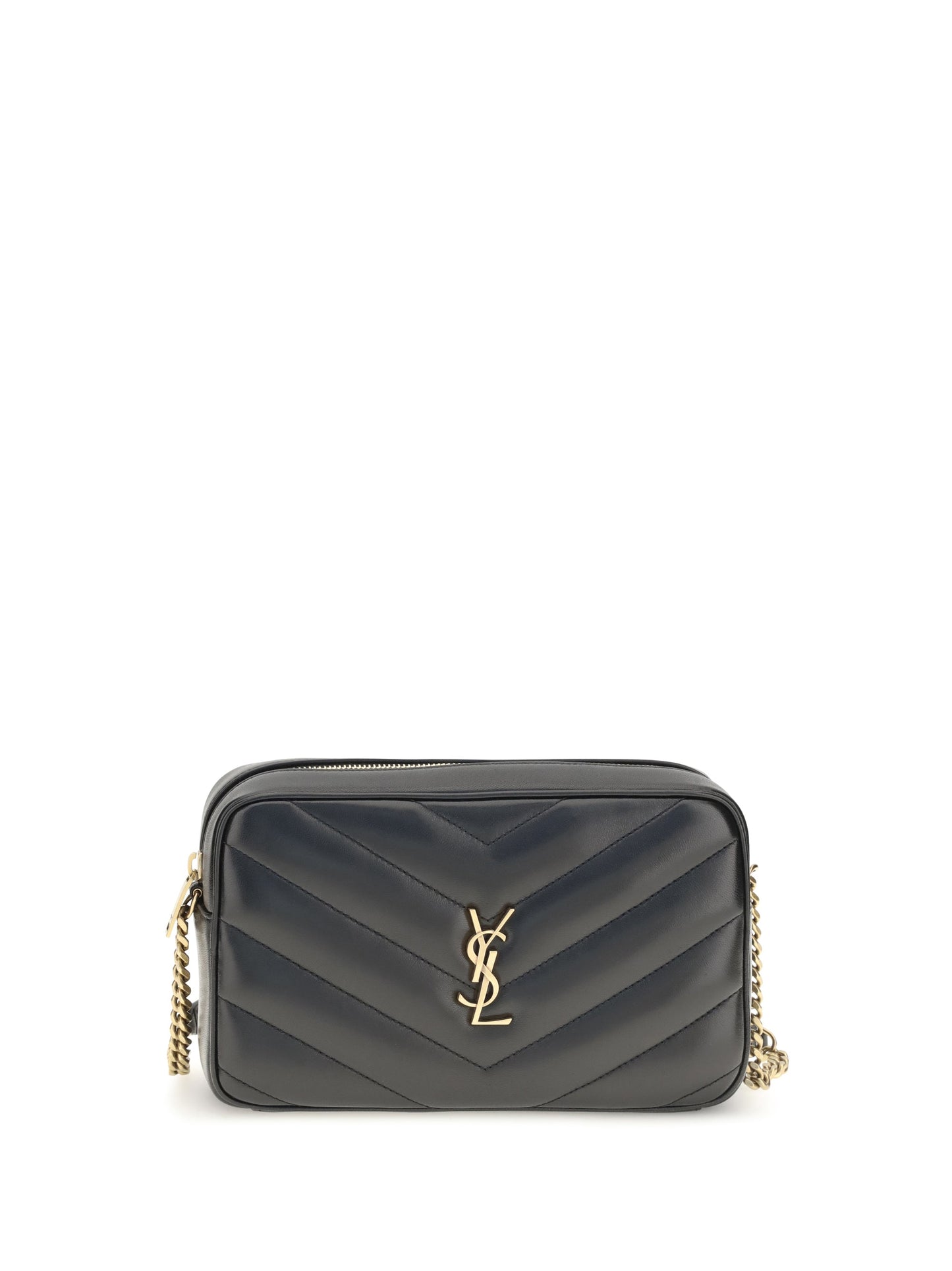 Saint Laurent Women Loulou Matelassé Leather Crossbody Bag