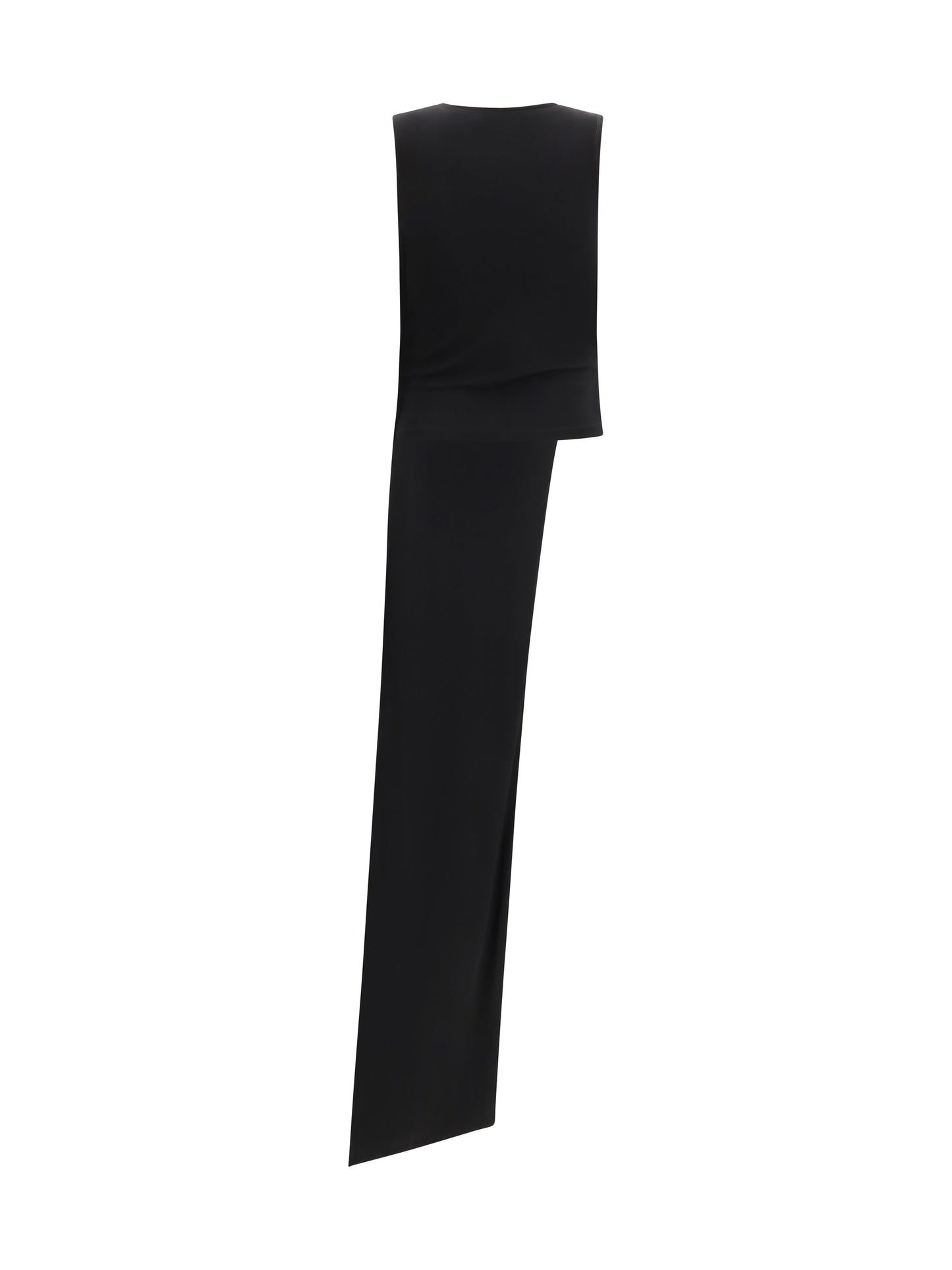 Ami Paris Women Sleeveless Top With Lavallière Neckline In Jersey