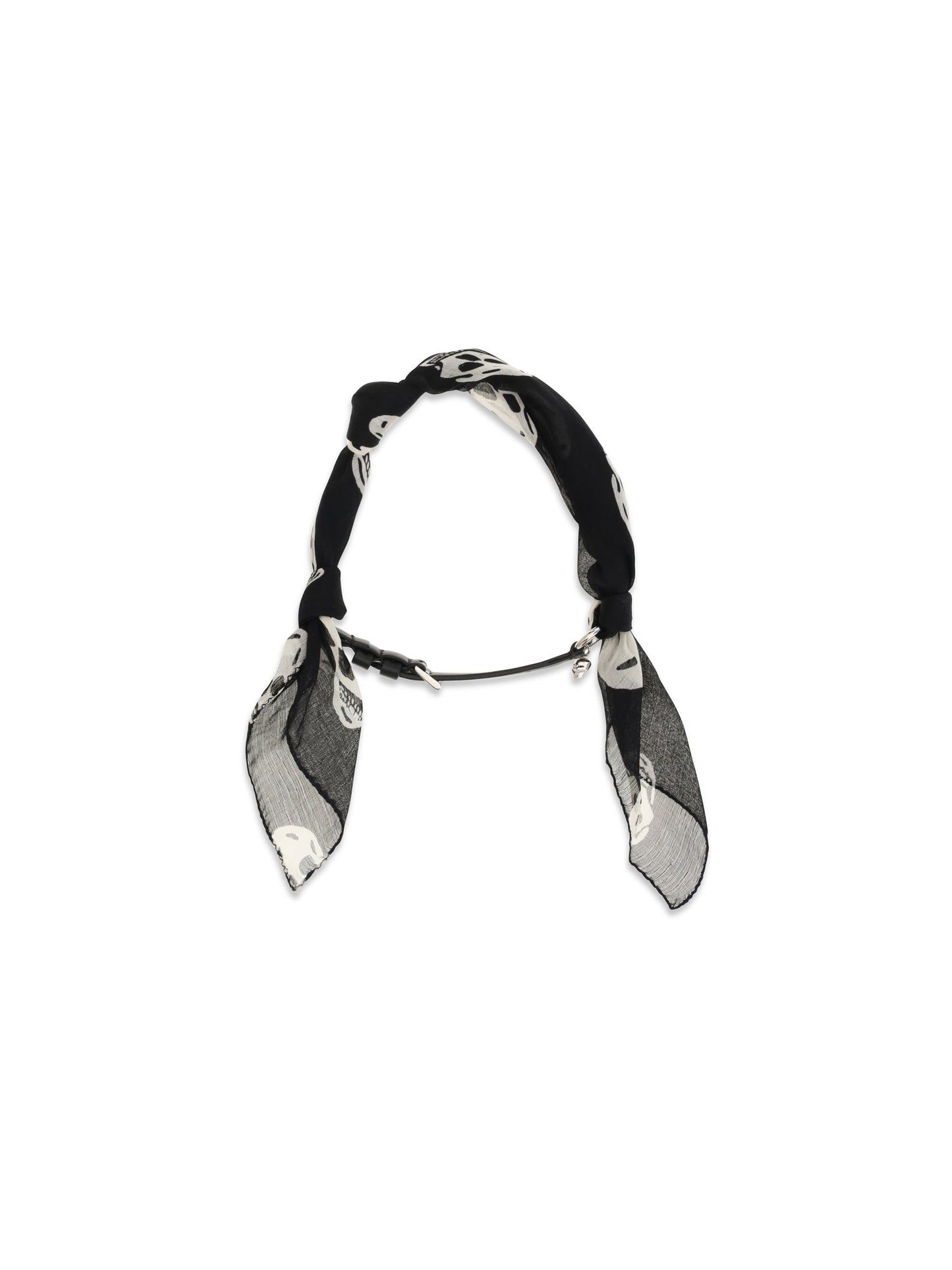 Alexander Mcqueen Women Double-Wrap Skull Scarf Bracelet