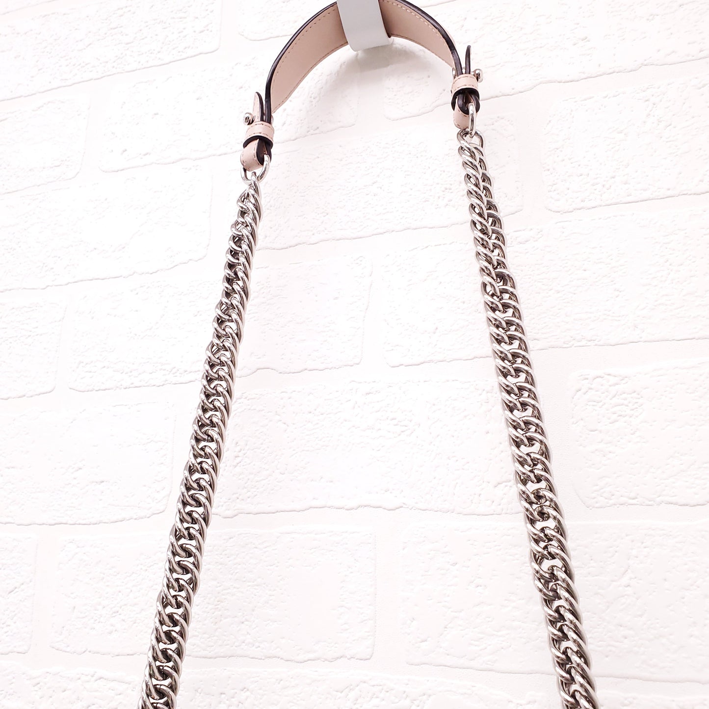 FENDI BABY PINK 'MINI KAN' SHOULDER BAG