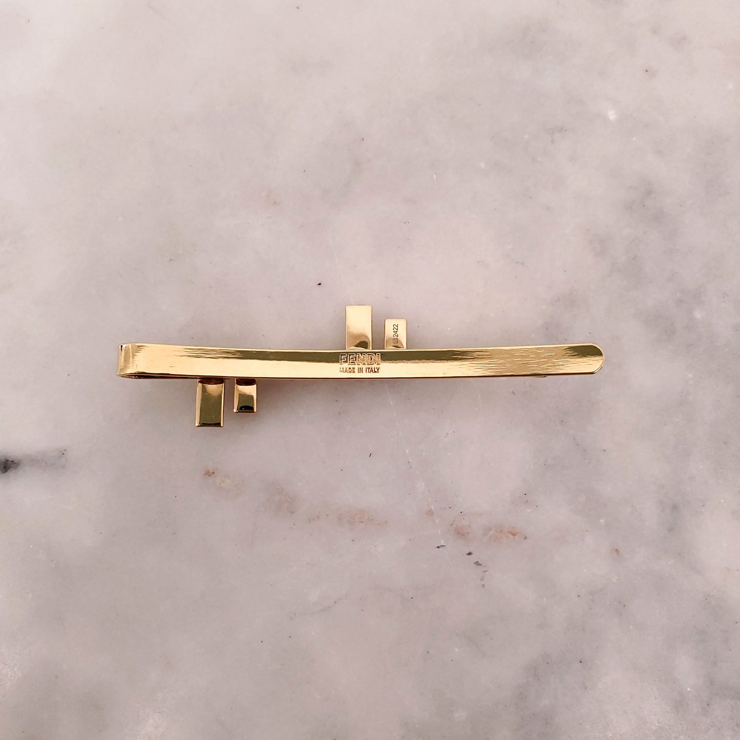 FENDI CRYSTAL HAIR CLIP