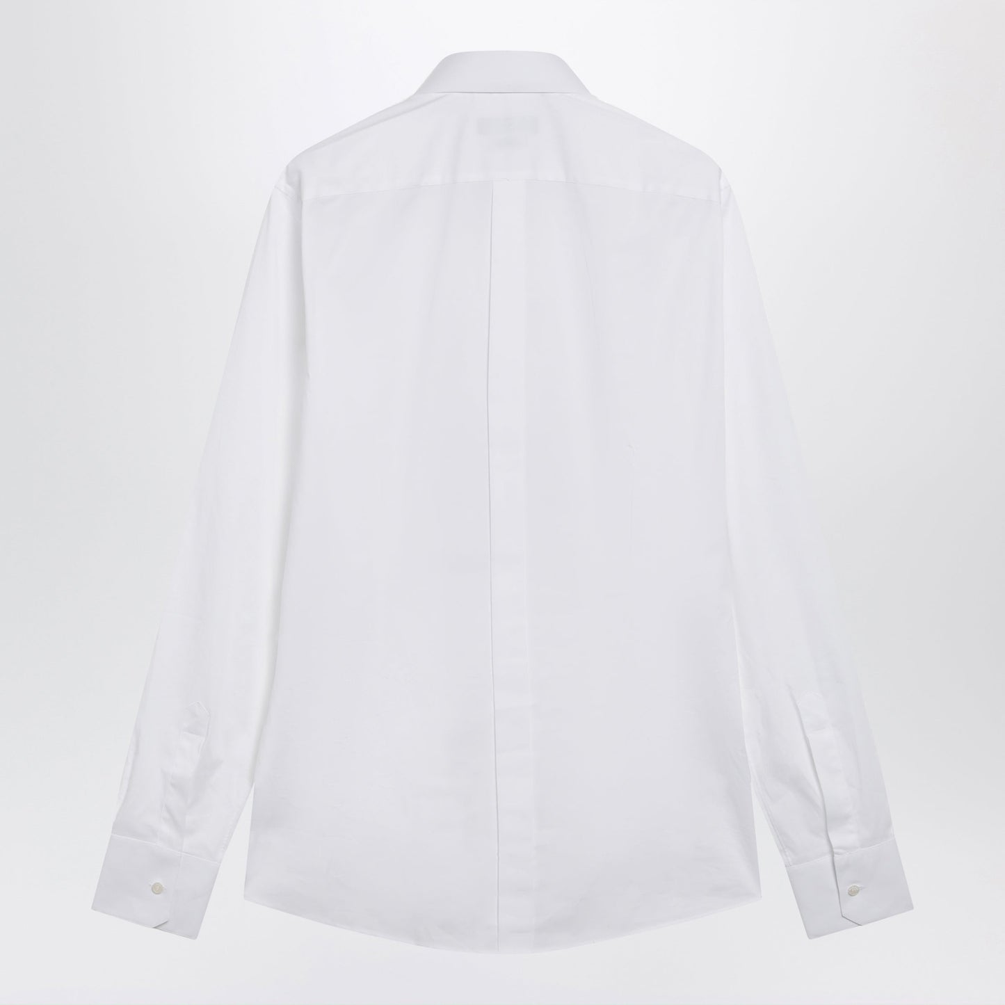 Dolce&Gabbana Gold Fit Stretch Poplin Shirt In Optical White Men
