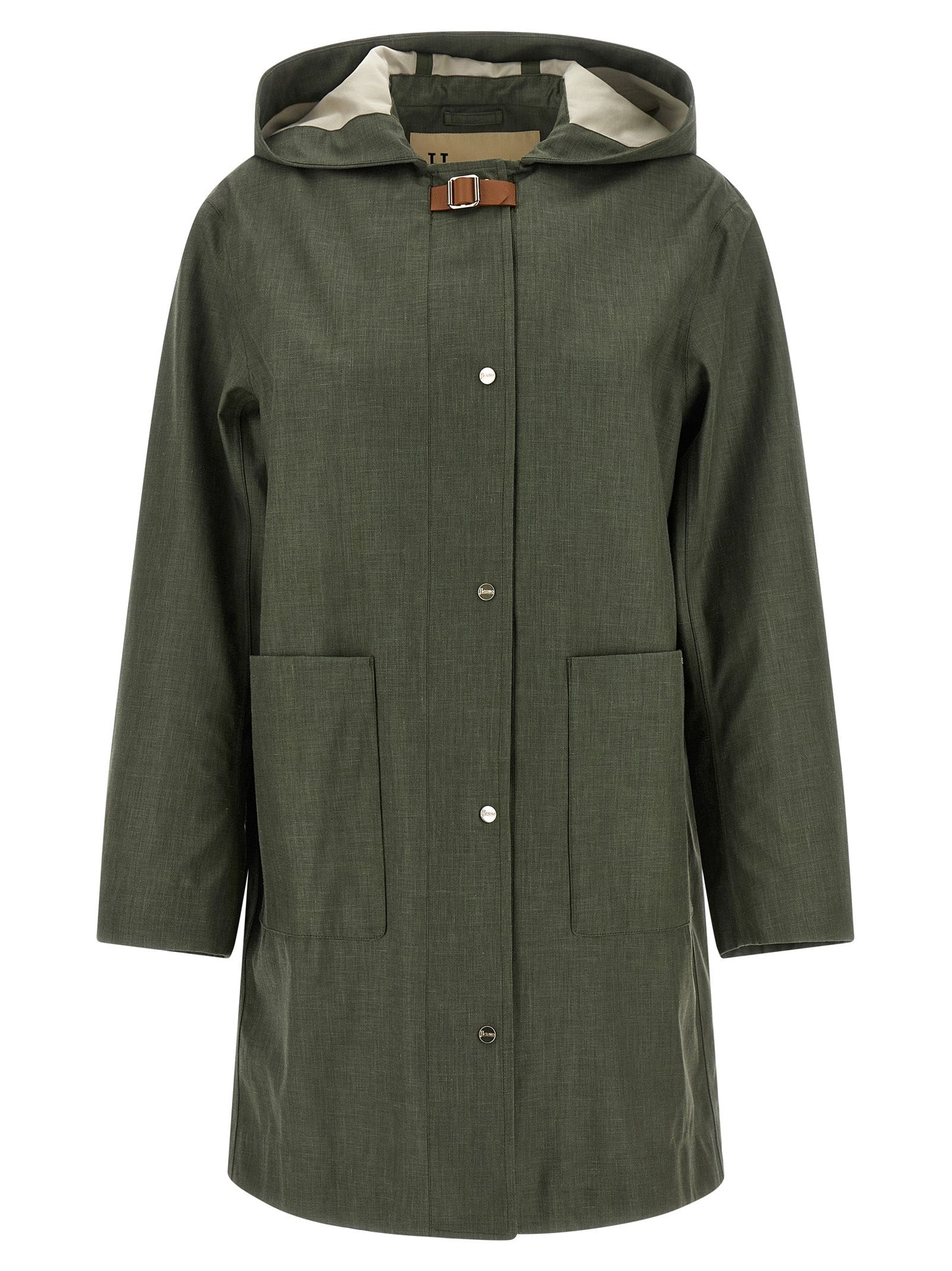 Herno Women Linen Raincoat