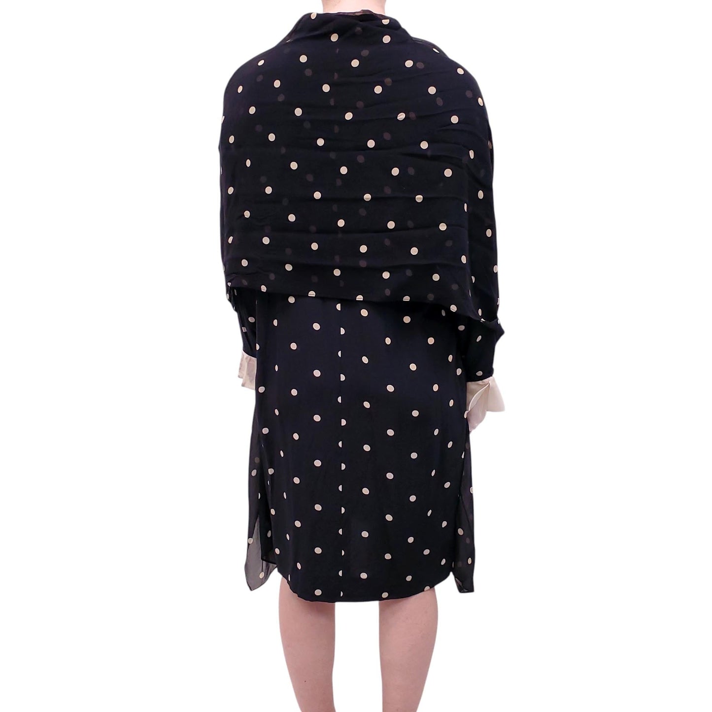 GIANFRANCO FERRE POLKA DOT CARDIGAN - SIZE L