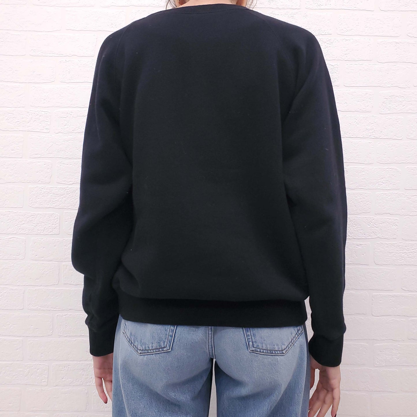 GUCCI BLACK OVERSIZED DAGGER IN HEART SWEATSHIRT - SIZE XS