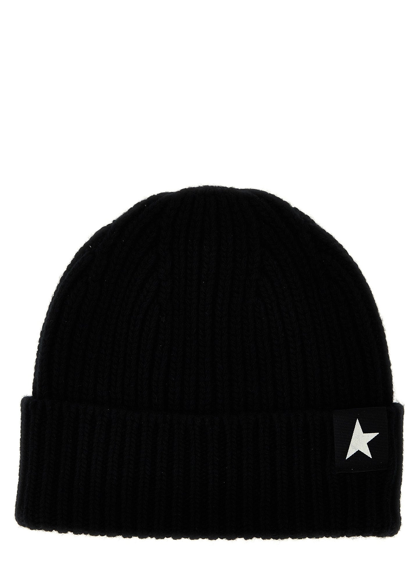Golden Goose Men Logo Label Beanie