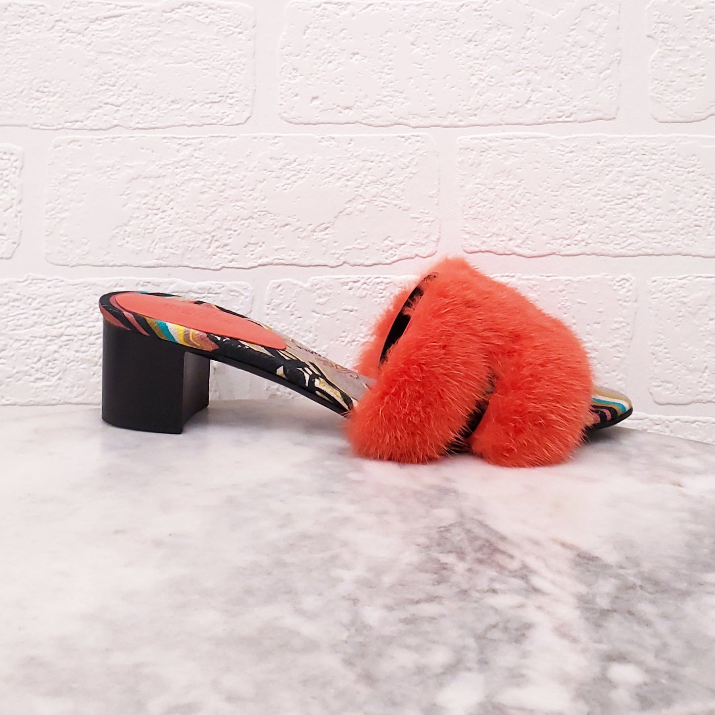 HERMÈS CORAL MINK OASIS SANDALS - SIZE 35