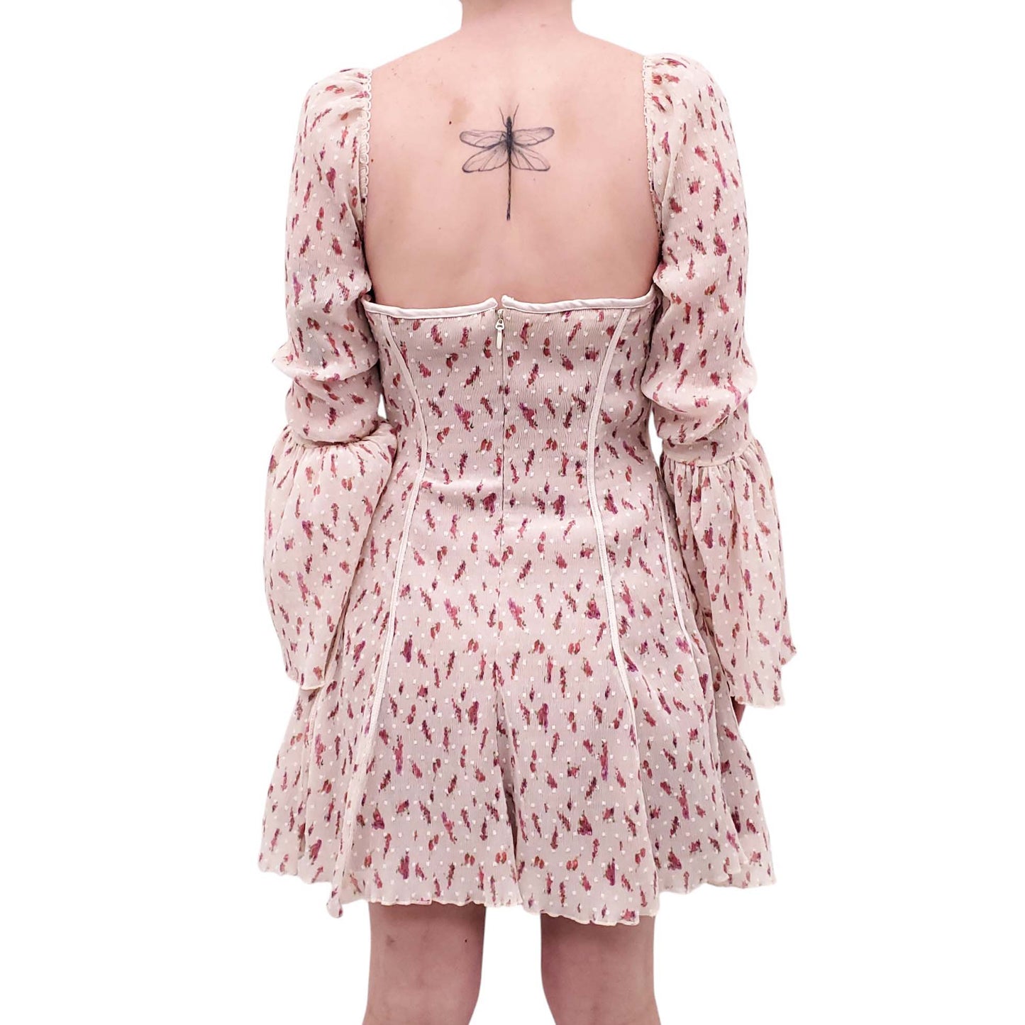HOUSE OF CB FLORAL DRESS - SIZE L