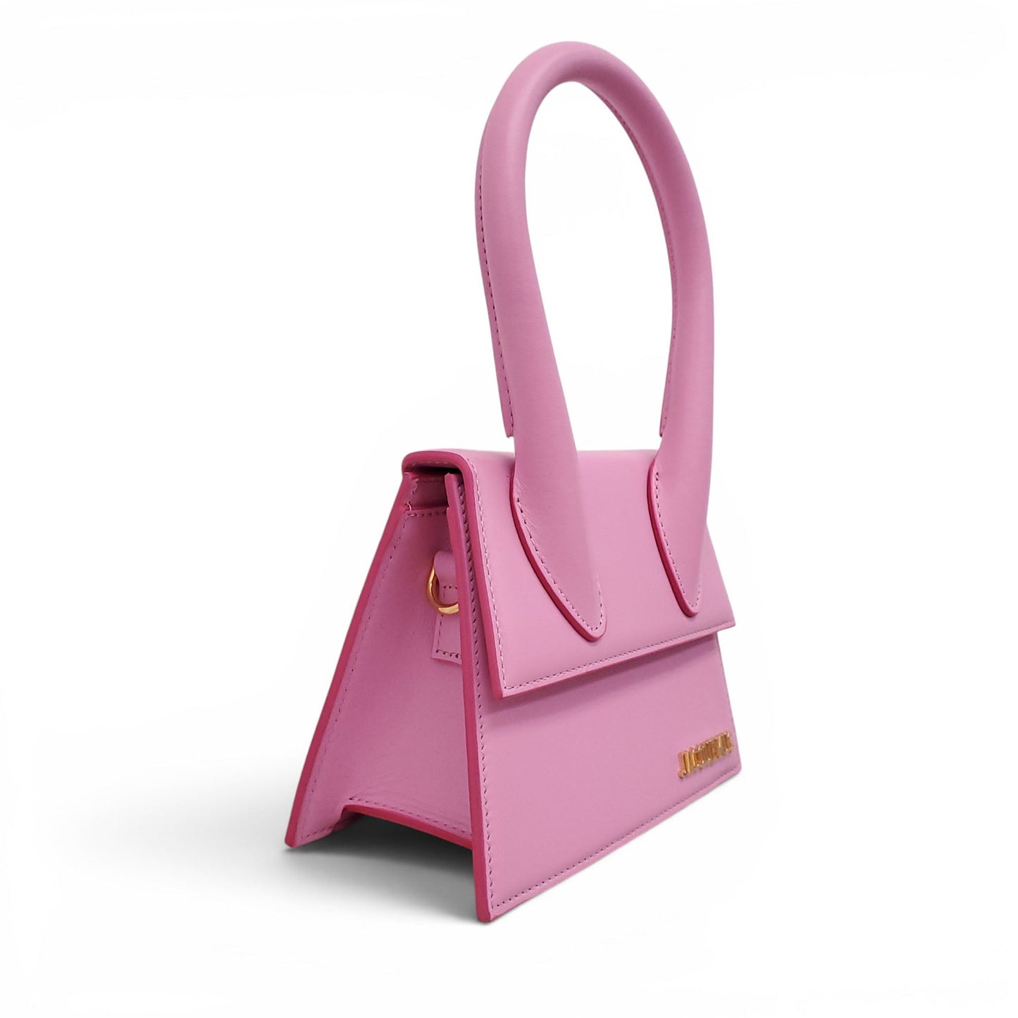 JACQUEMUS PINK TOP HANDLE BAG