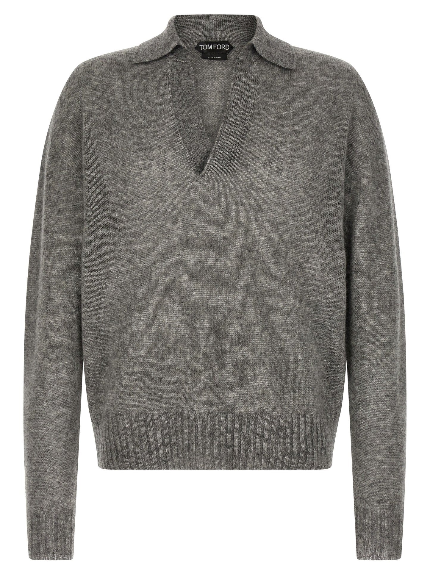 Tom Ford Men Cashmere And Silk Polo Shirt