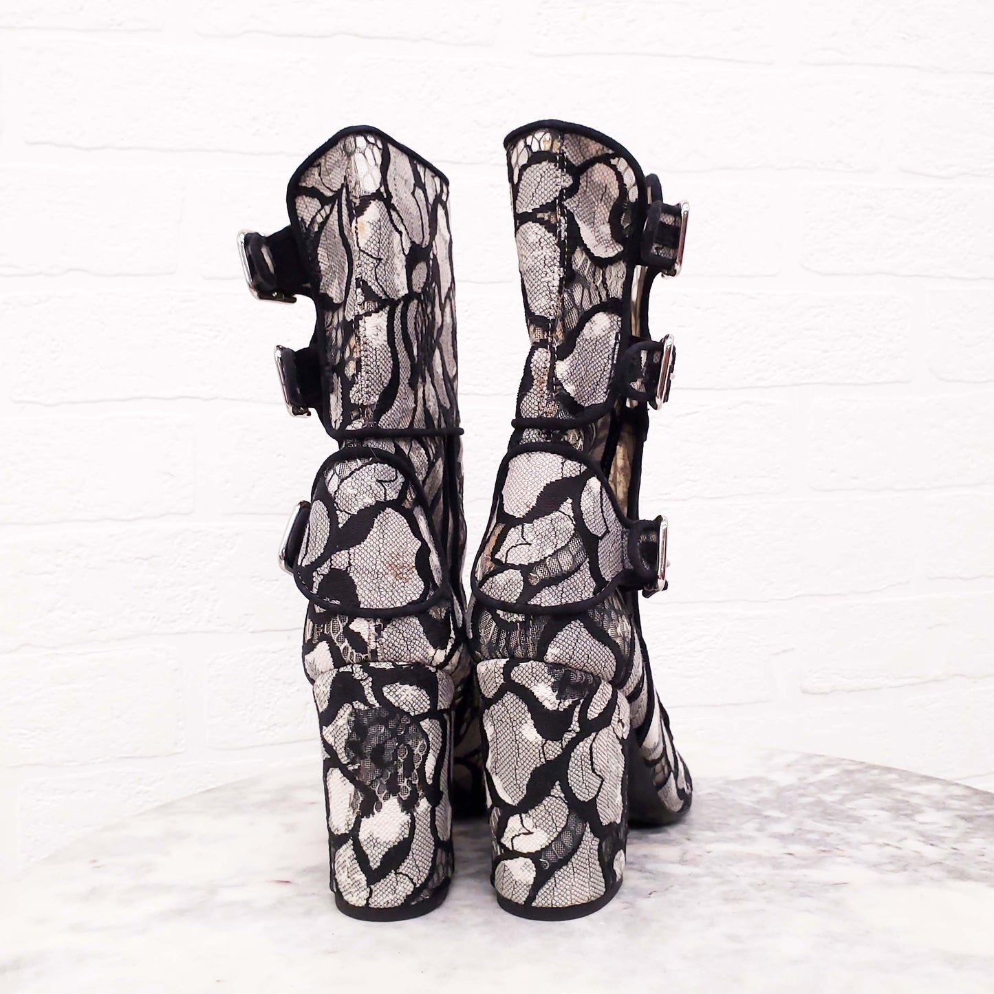 LAURENCE DACADE LACE BOOTS - SIZE 37