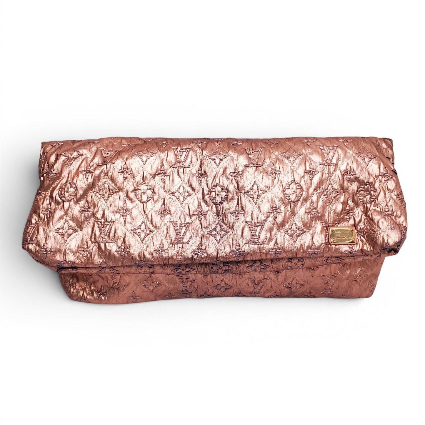 LOUIS VUITTON METALLIC LIMELIGHT MM CLUTCH
