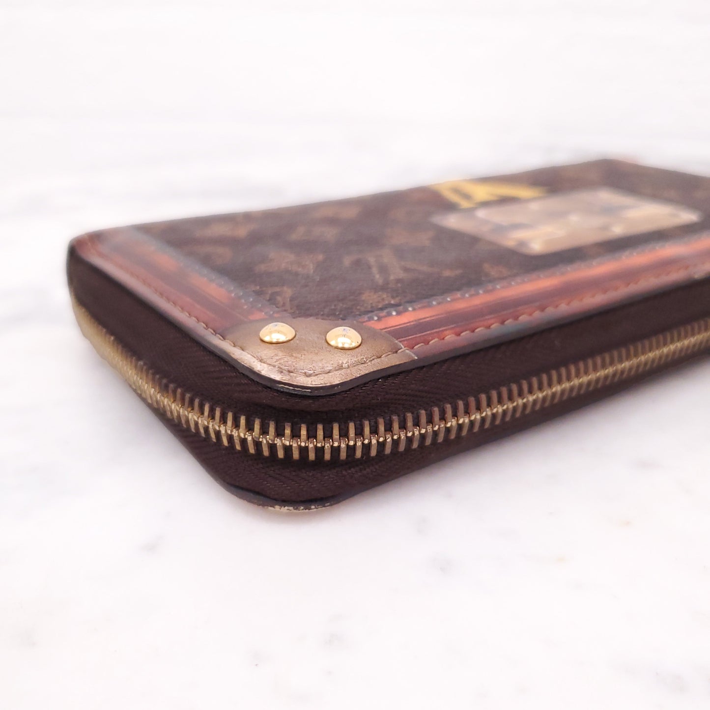 LOUIS VUITTON MONOGRAM TRUNK TIME LONG WALLET