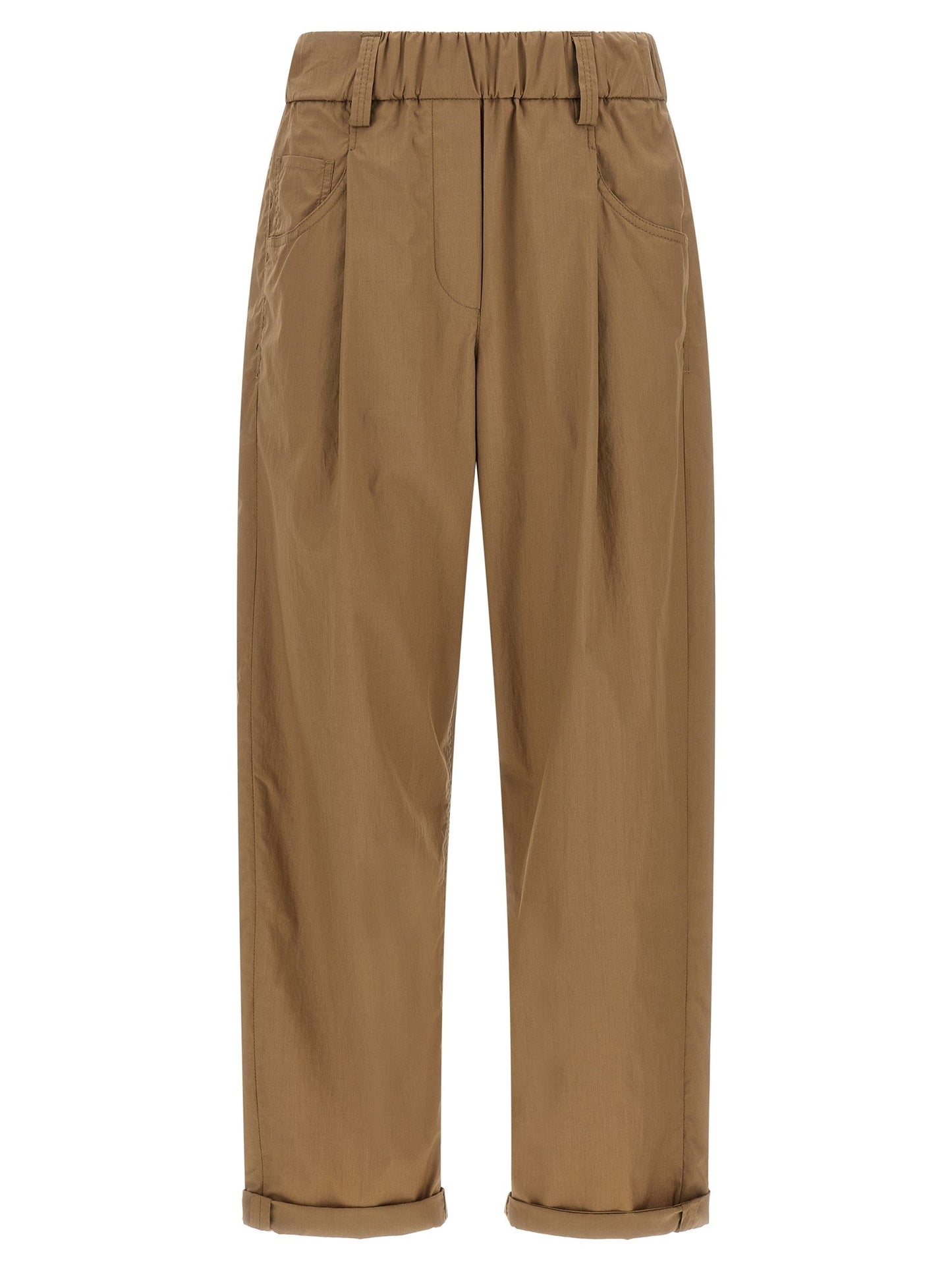 Brunello Cucinelli Women 'Track' Poplin Pants