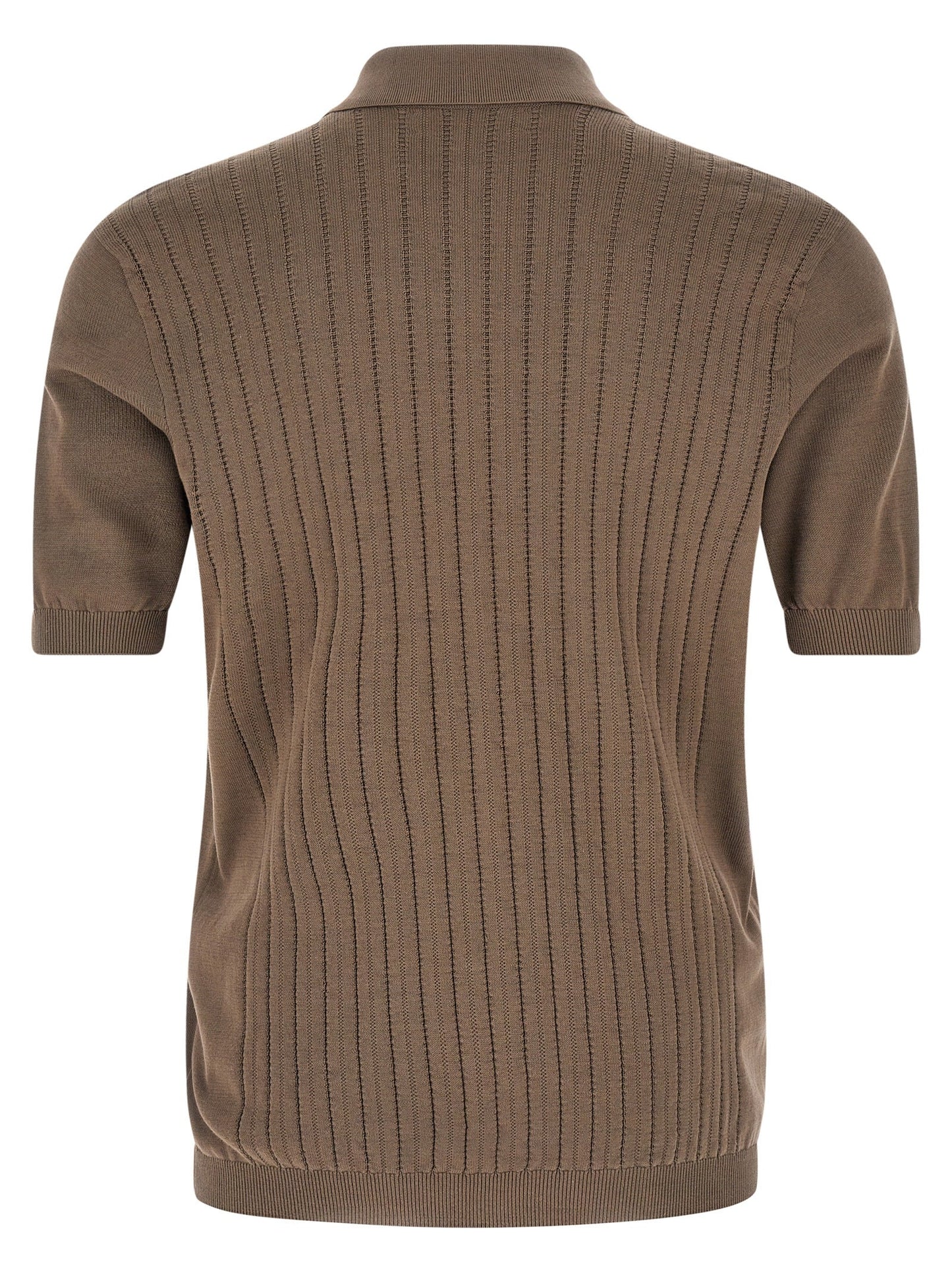 Brunello Cucinelli Men Operated Ribbed Shirt
