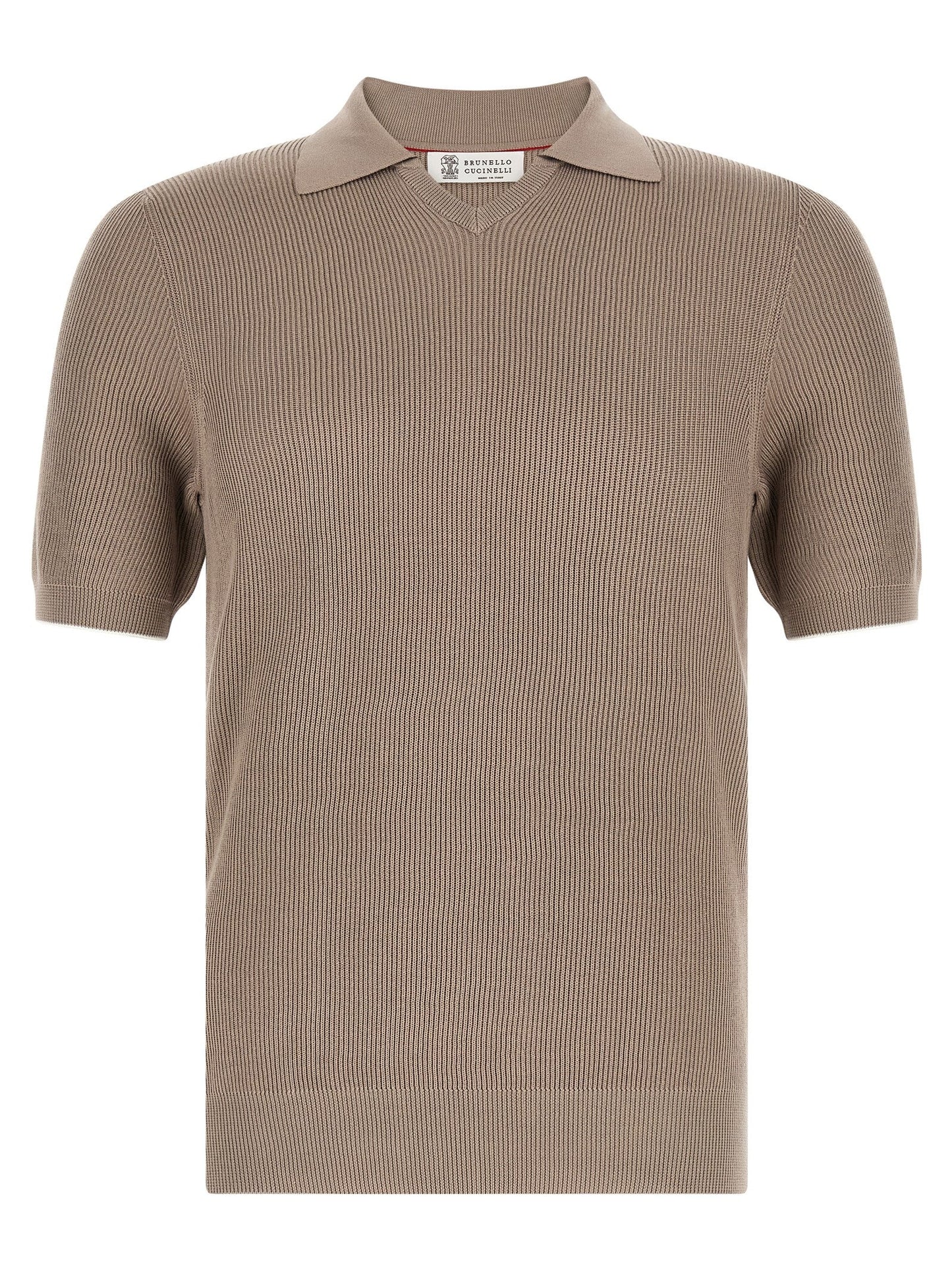 Brunello Cucinelli Men Knitted Polo Shirt