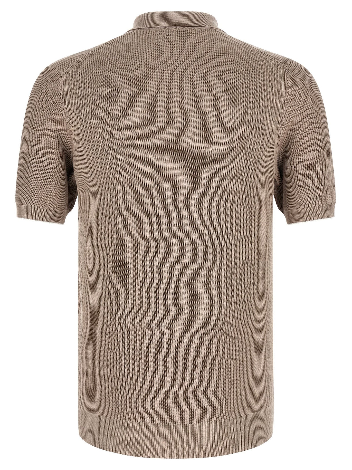 Brunello Cucinelli Men Knitted Polo Shirt