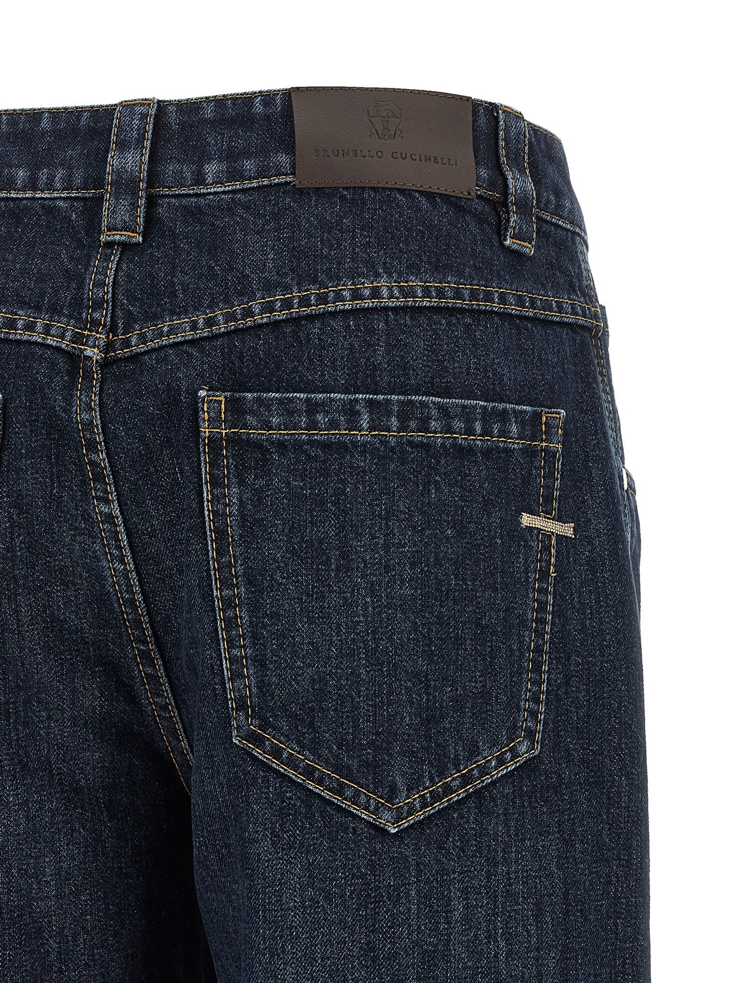 Brunello Cucinelli Women 'Shiny Bartack' Jeans