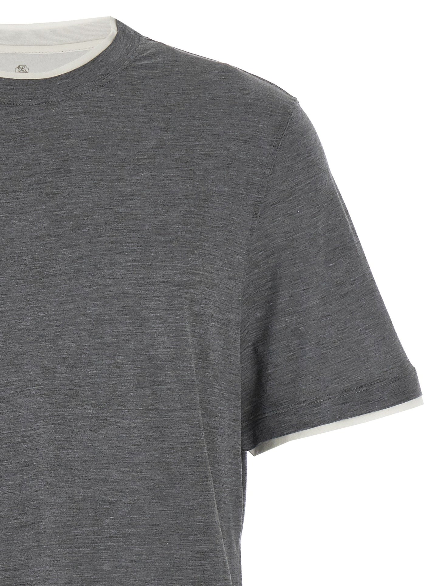 Brunello Cucinelli Men Layered T-Shirt