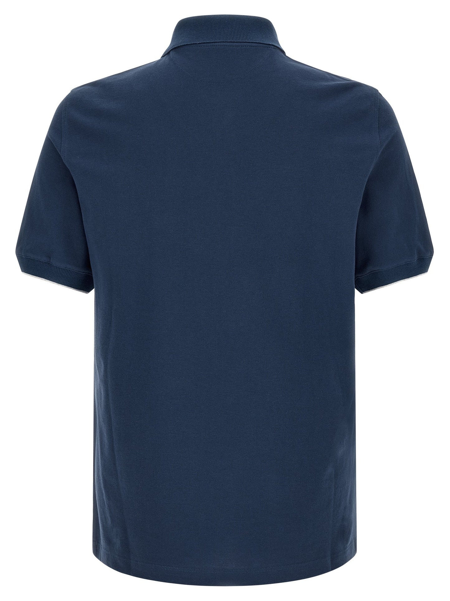 Brunello Cucinelli Men Logo Piqué Polo Shirt