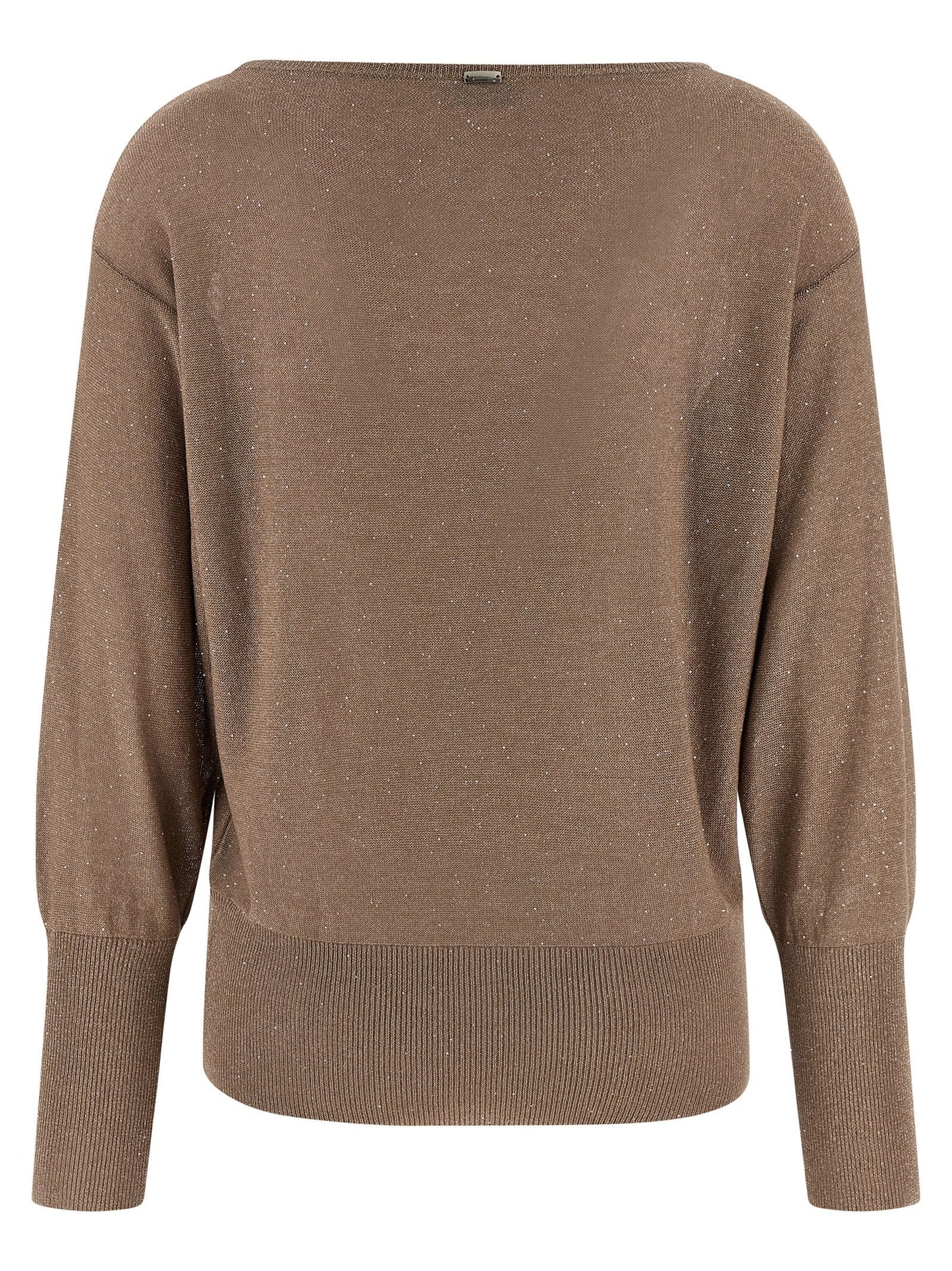 Herno Women Lamé And Sequin Yarn Sweater