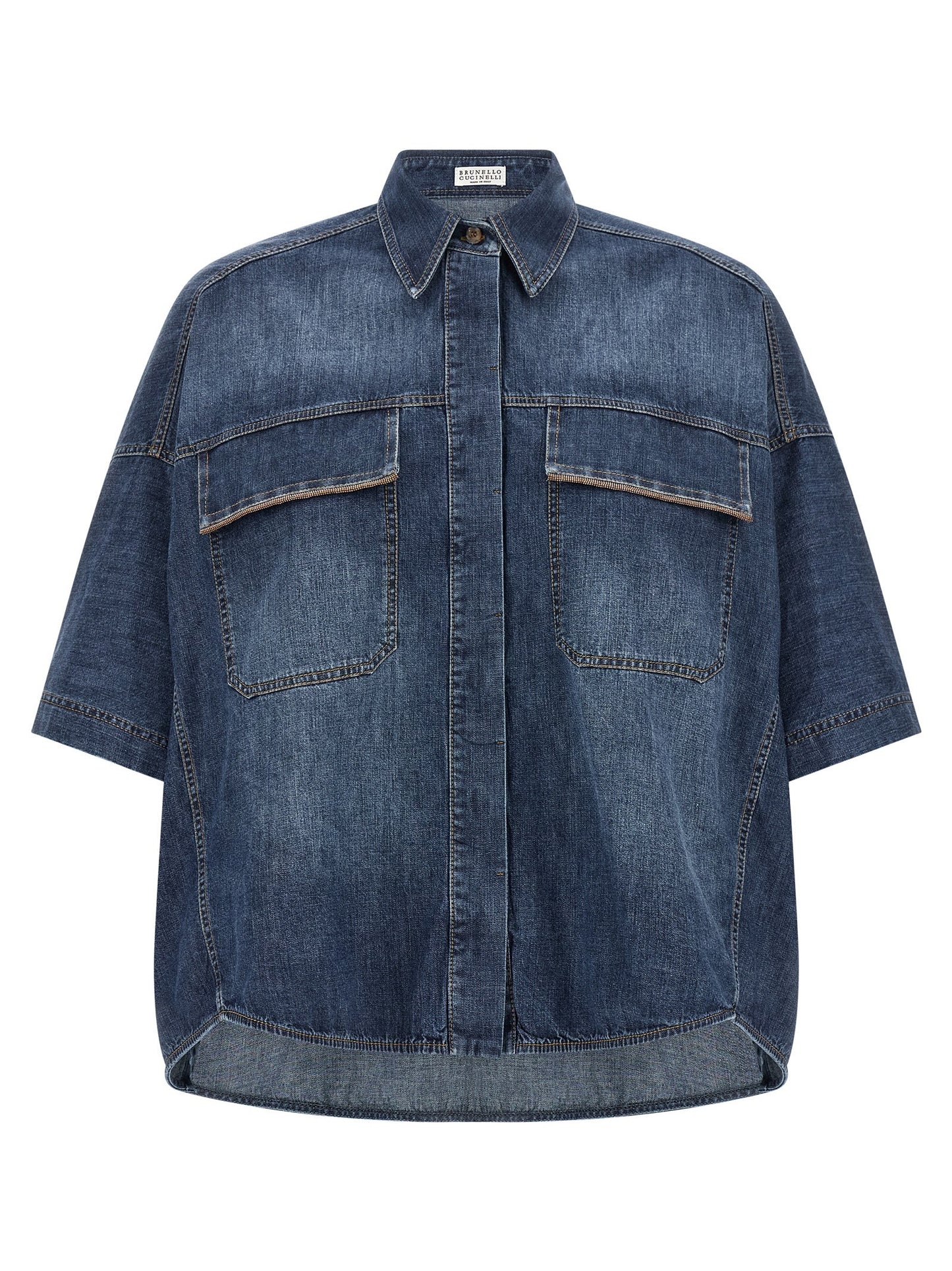 Brunello Cucinelli Women Lightweight Denim Shirt