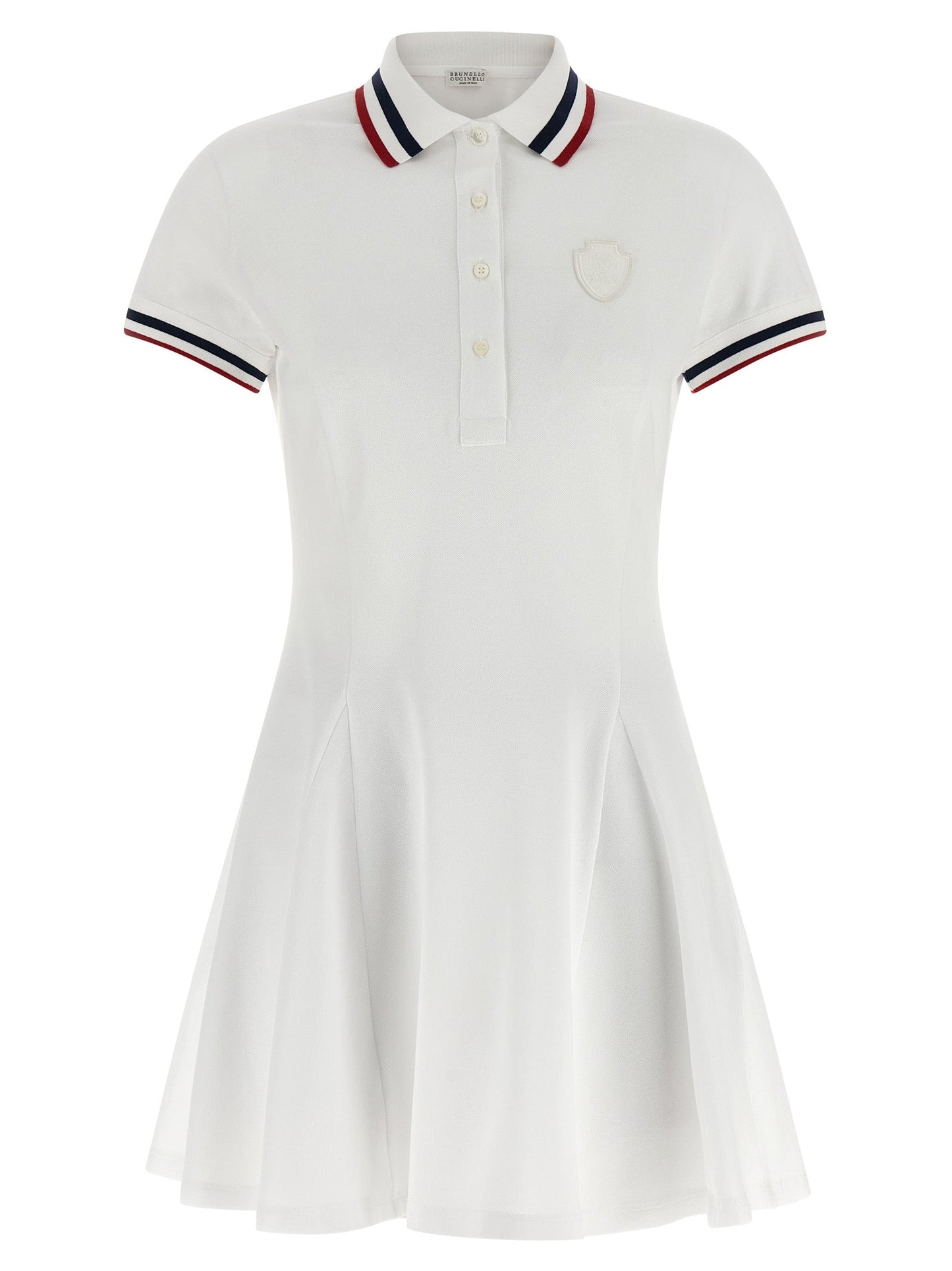 Brunello Cucinelli Women Logo Embroidery Tennis Dress