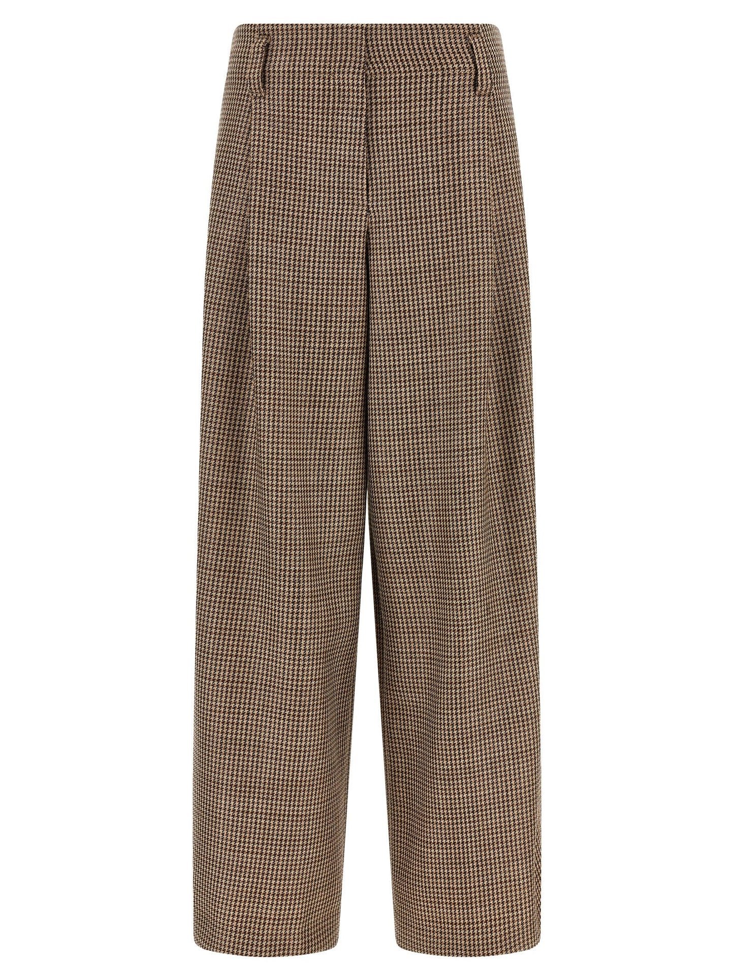 Brunello Cucinelli Women Prince Of Wales Lamé Pants
