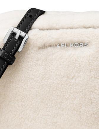 Michael Michael Kors Jet Set Travel Small Shearling Crossbody