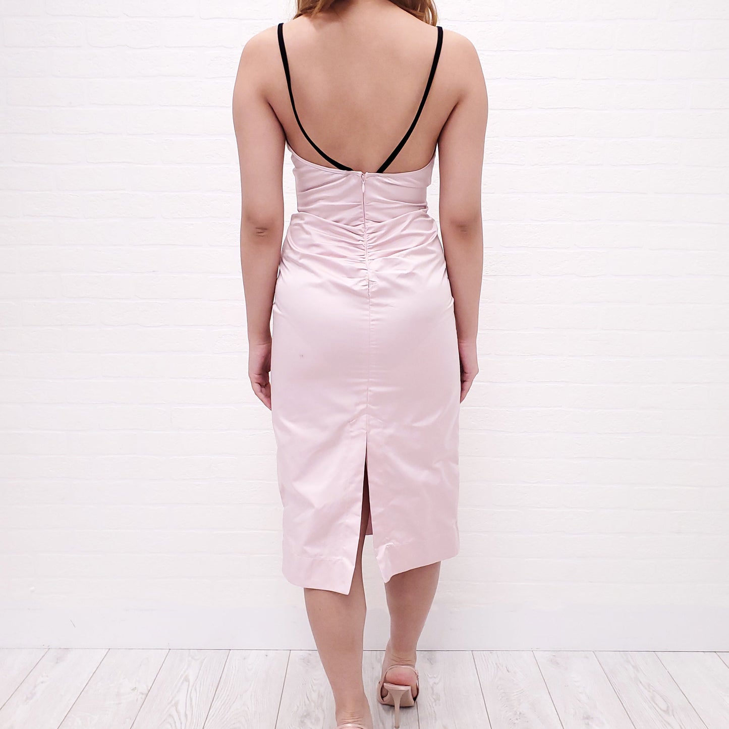 N°21 PINK RUCHED DRESS - SIZE 38