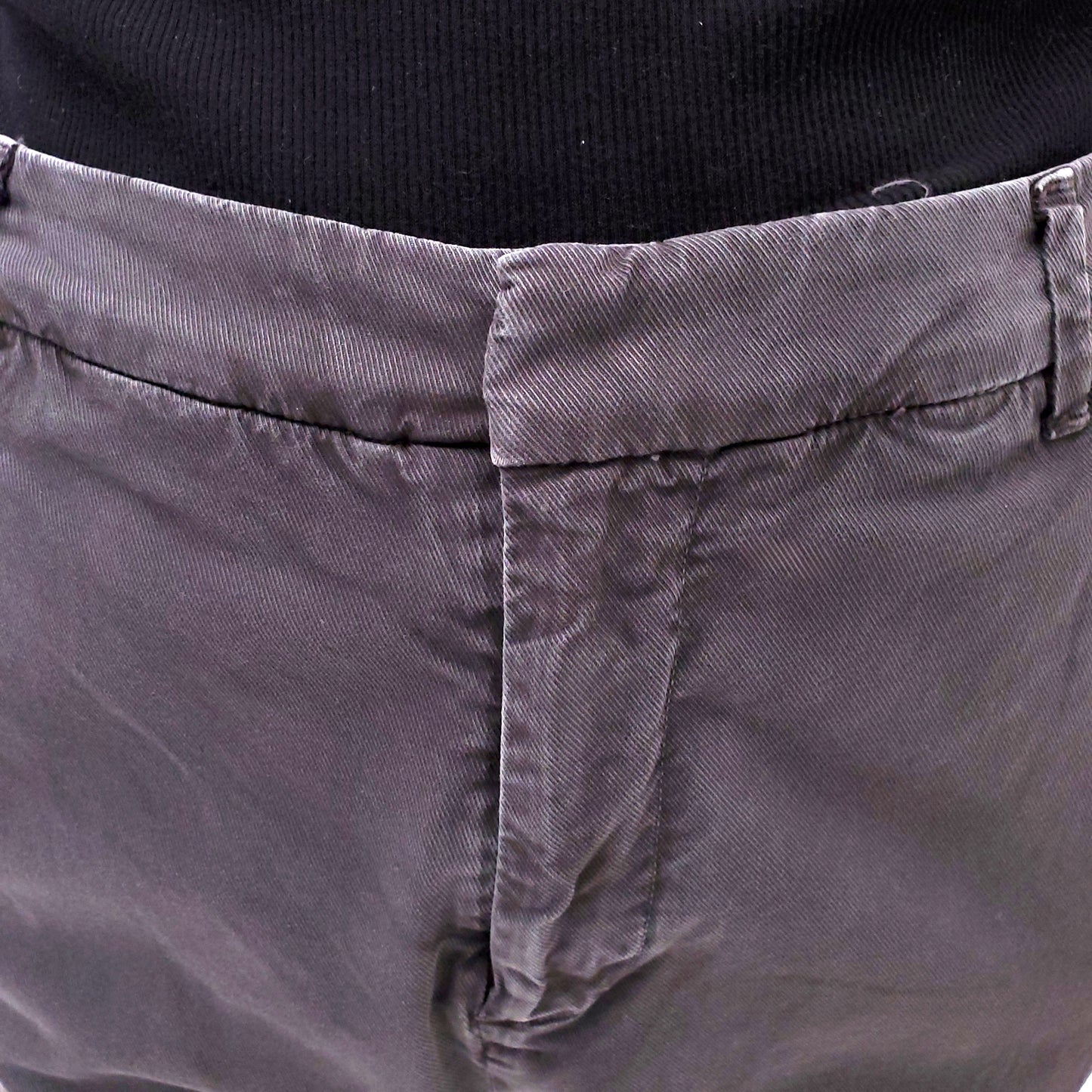 NILI LOTAN DARK GREY 'PARIS' PANTS - SIZE 2