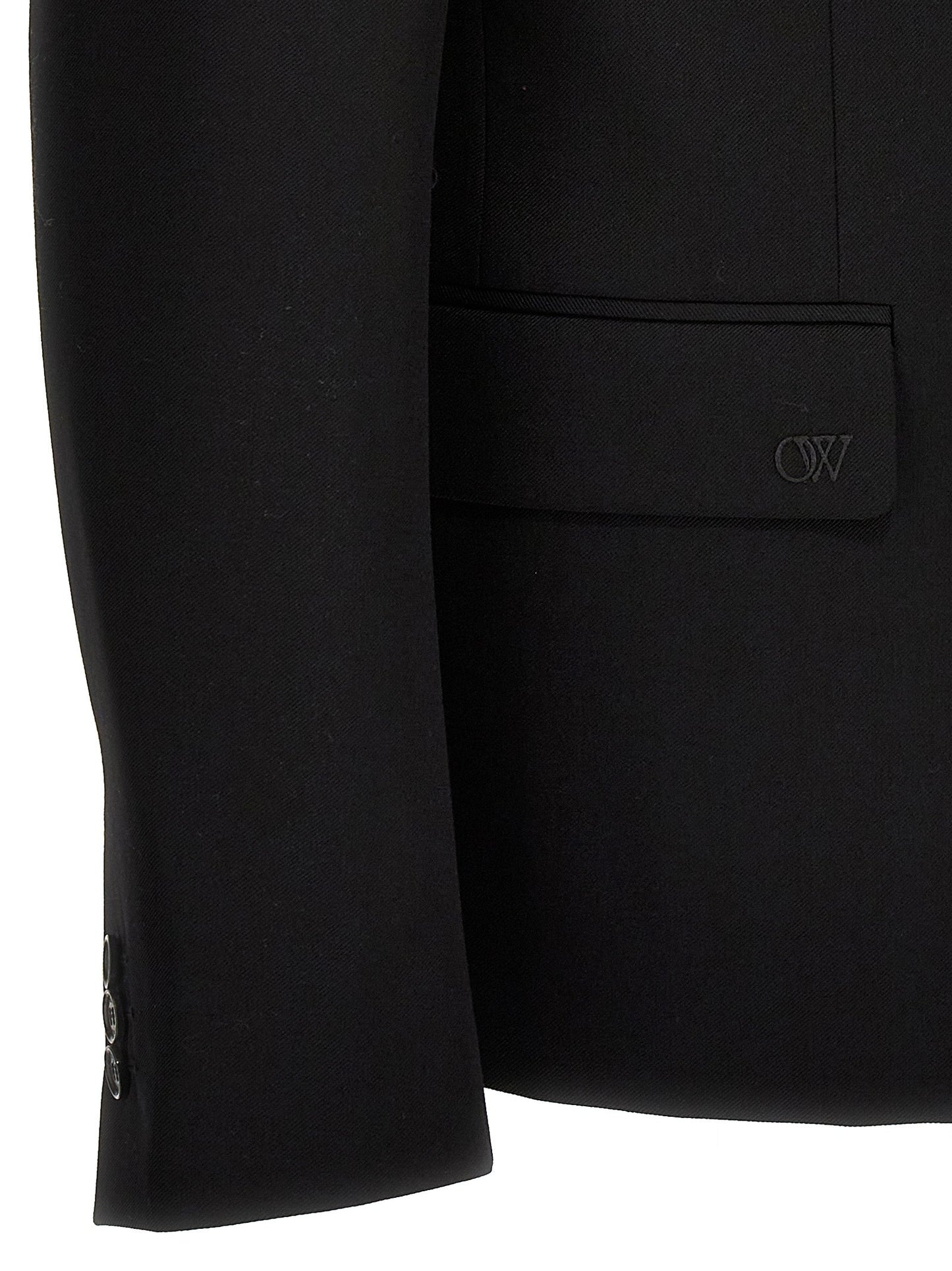 Off-White Men 'Ow Embroidery' Blazer