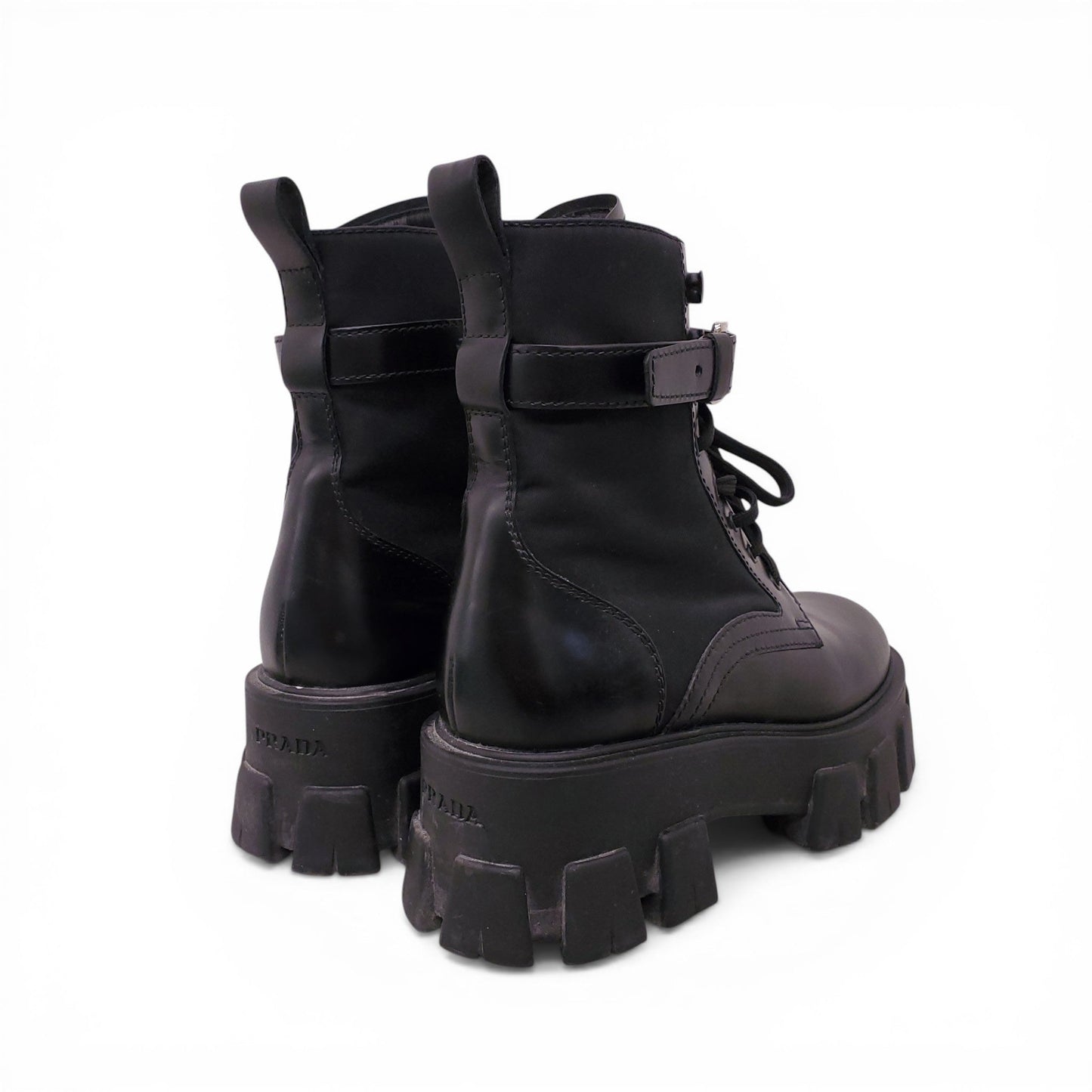PRADA MOTO BOOTS - SIZE 35.5