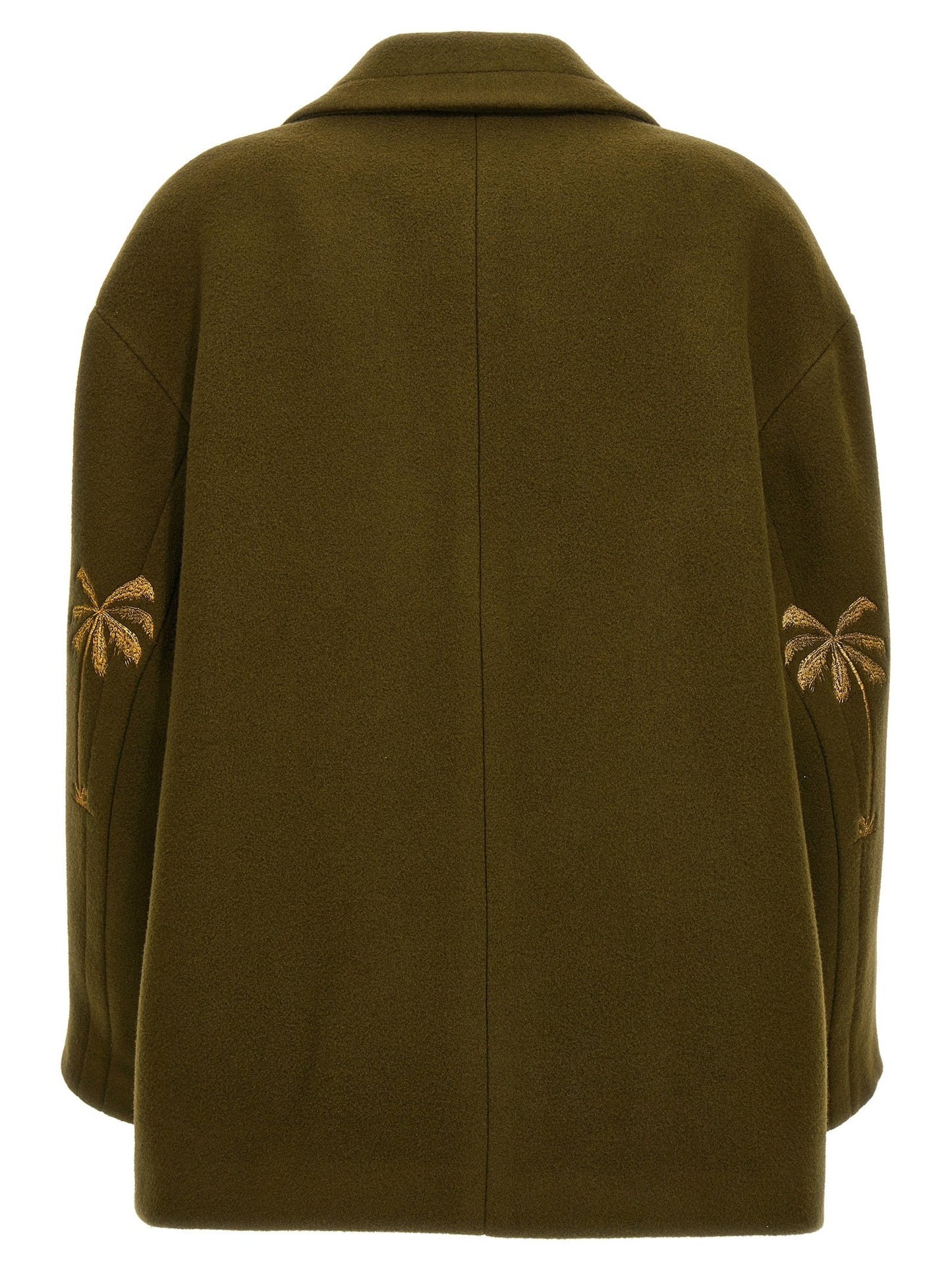 Palm Angels Women Palm Embroidery Coat