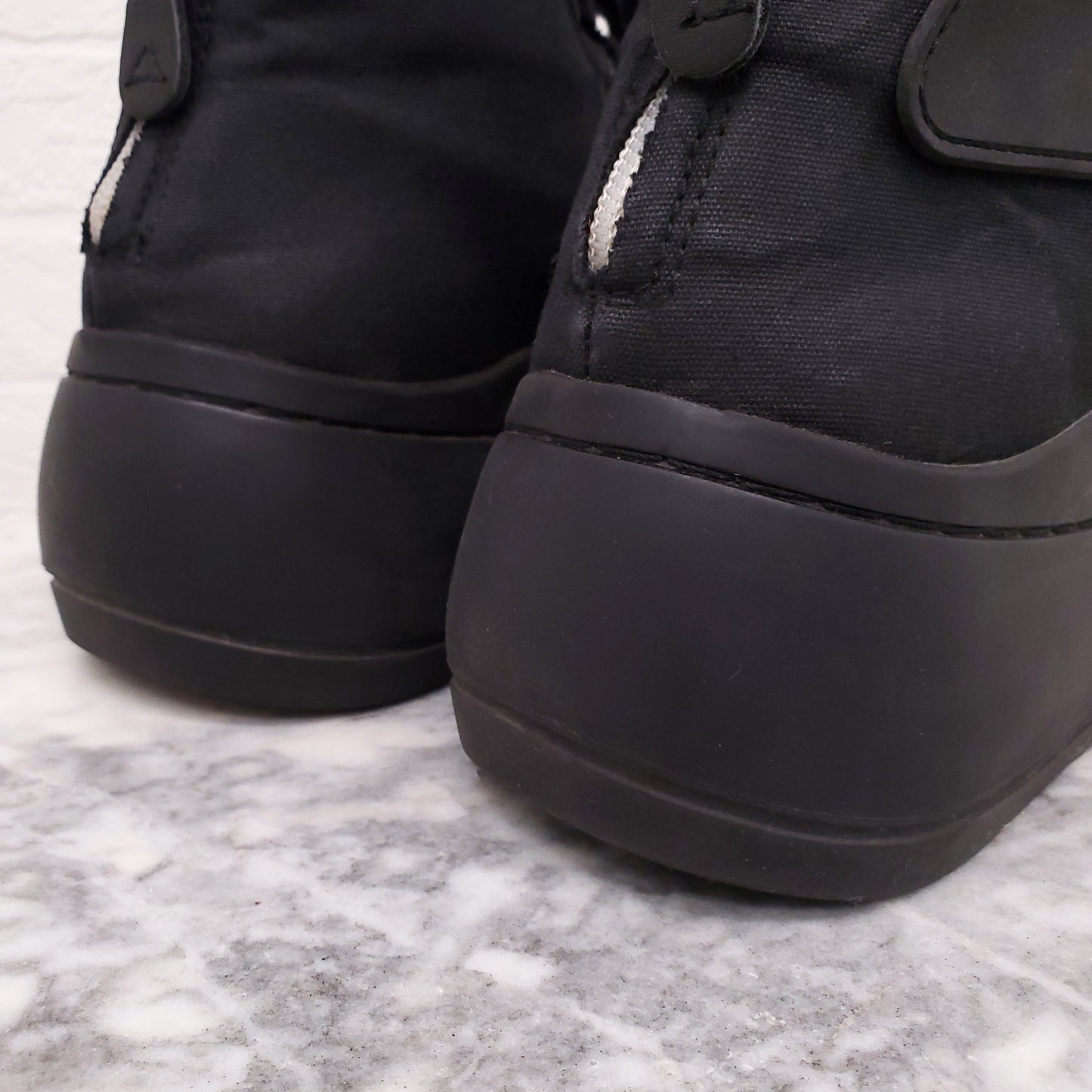R13 BLACK 'KURT' HIGH TOP SNEAKERS - SIZE 11