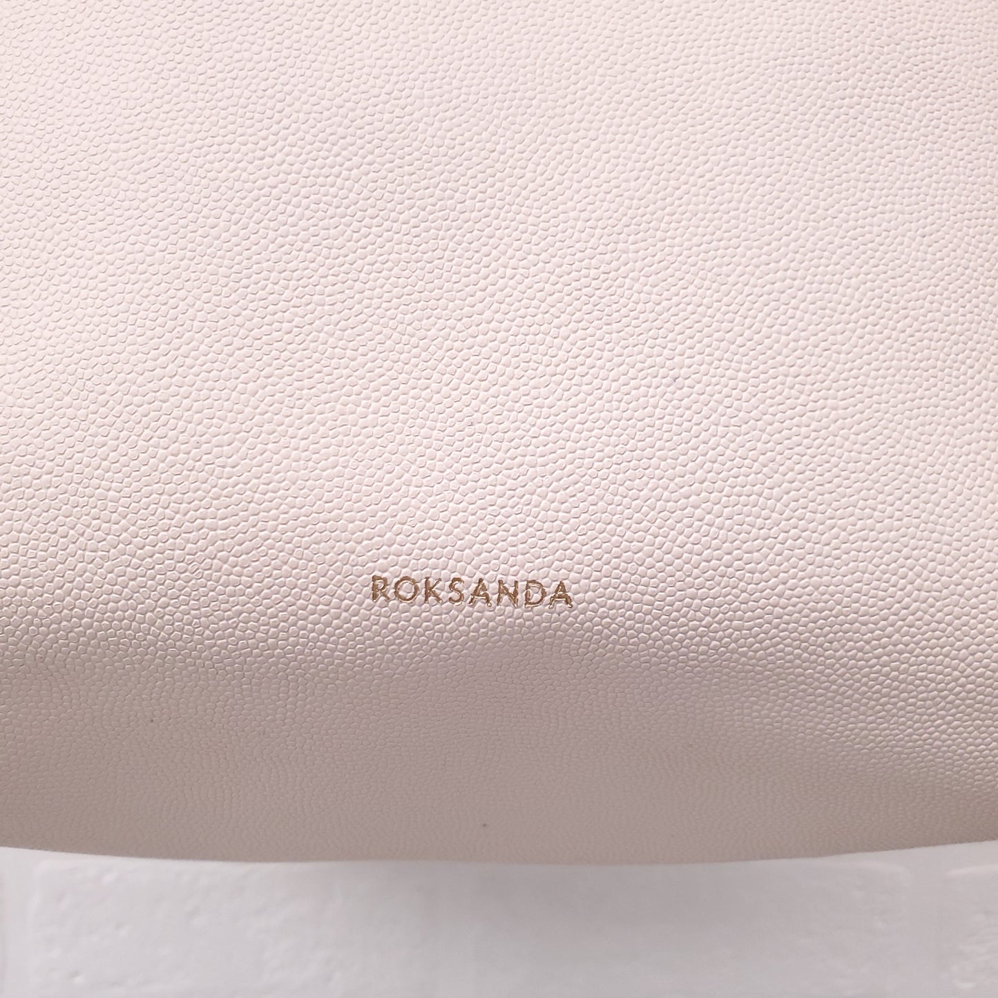ROKSANDA CREAM AND PINK LEATHER 'EIDER' TOTE