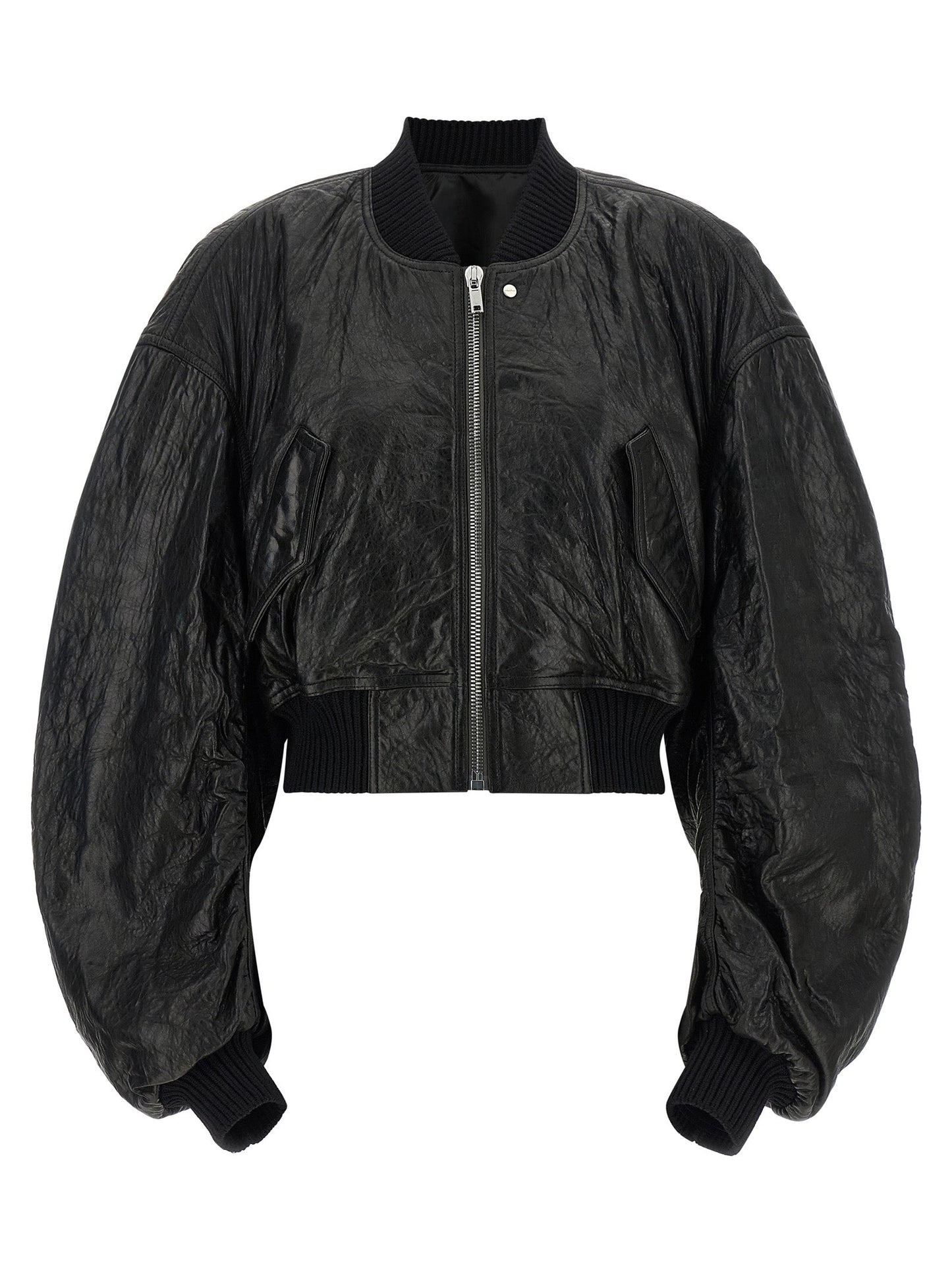 Rick Owens Women 'Secchia Cropped Flight' Bomber Jacket